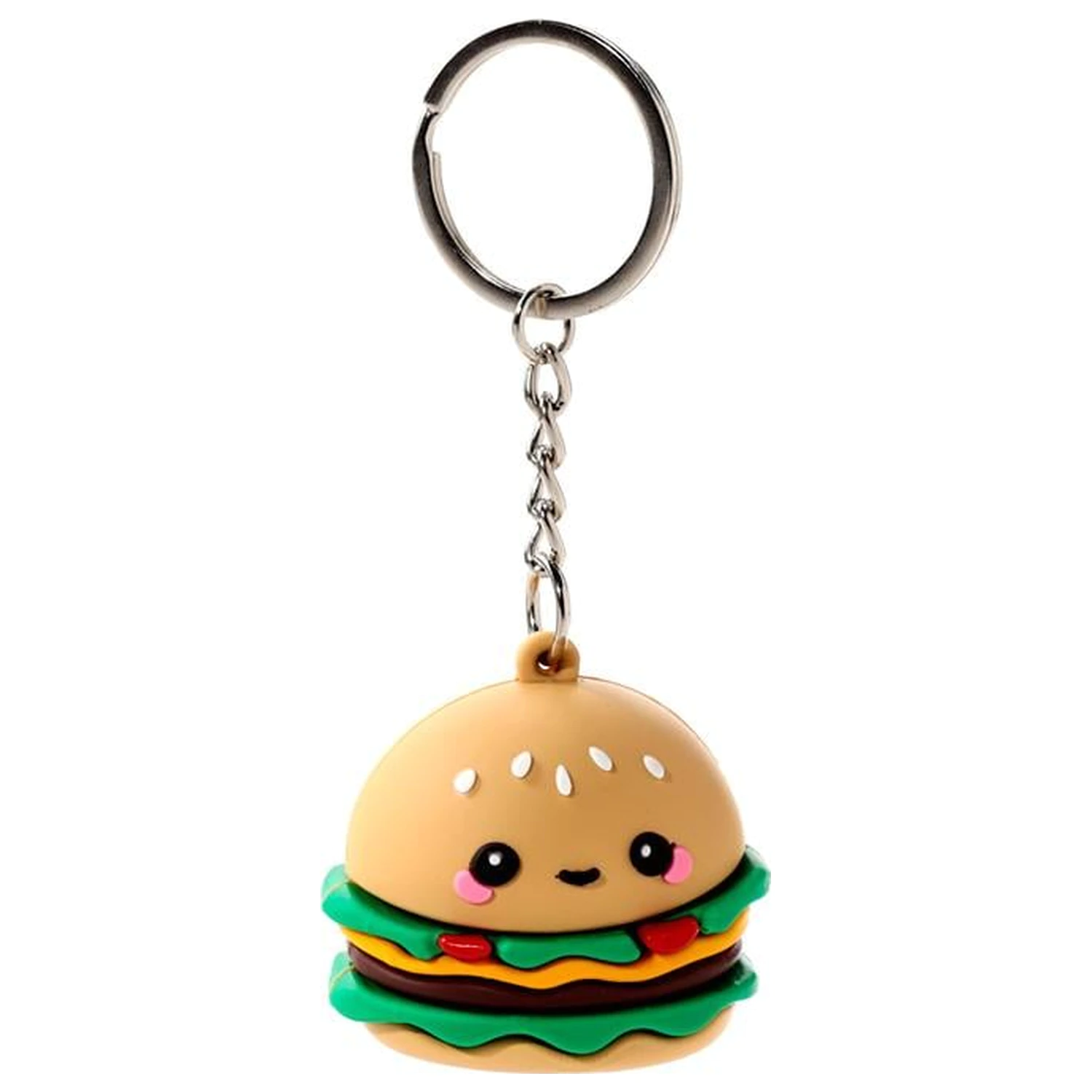 KAWAII Hammy the Burger PVC 3D klíčenka fotografii produktu
