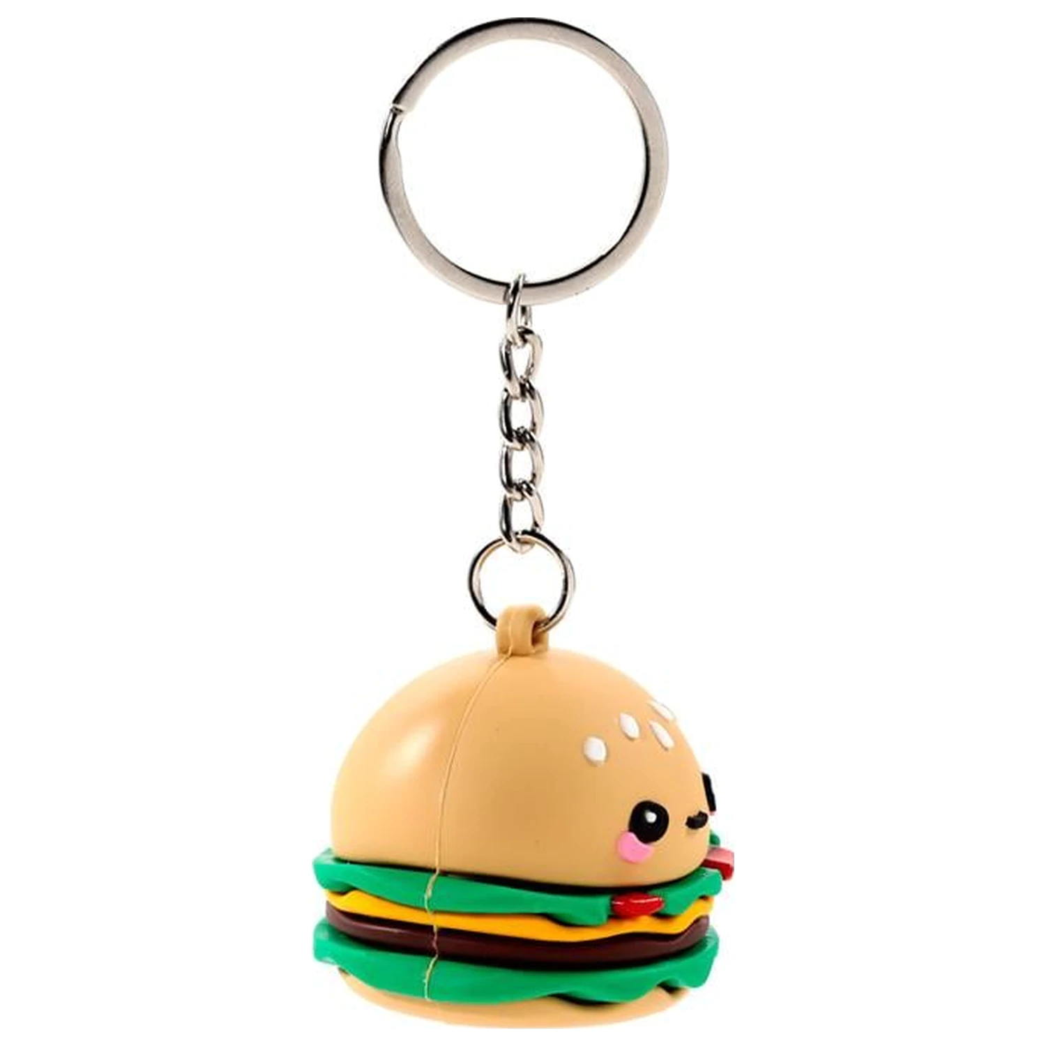 KAWAII Hammy the Burger PVC 3D klíčenka fotografii produktu
