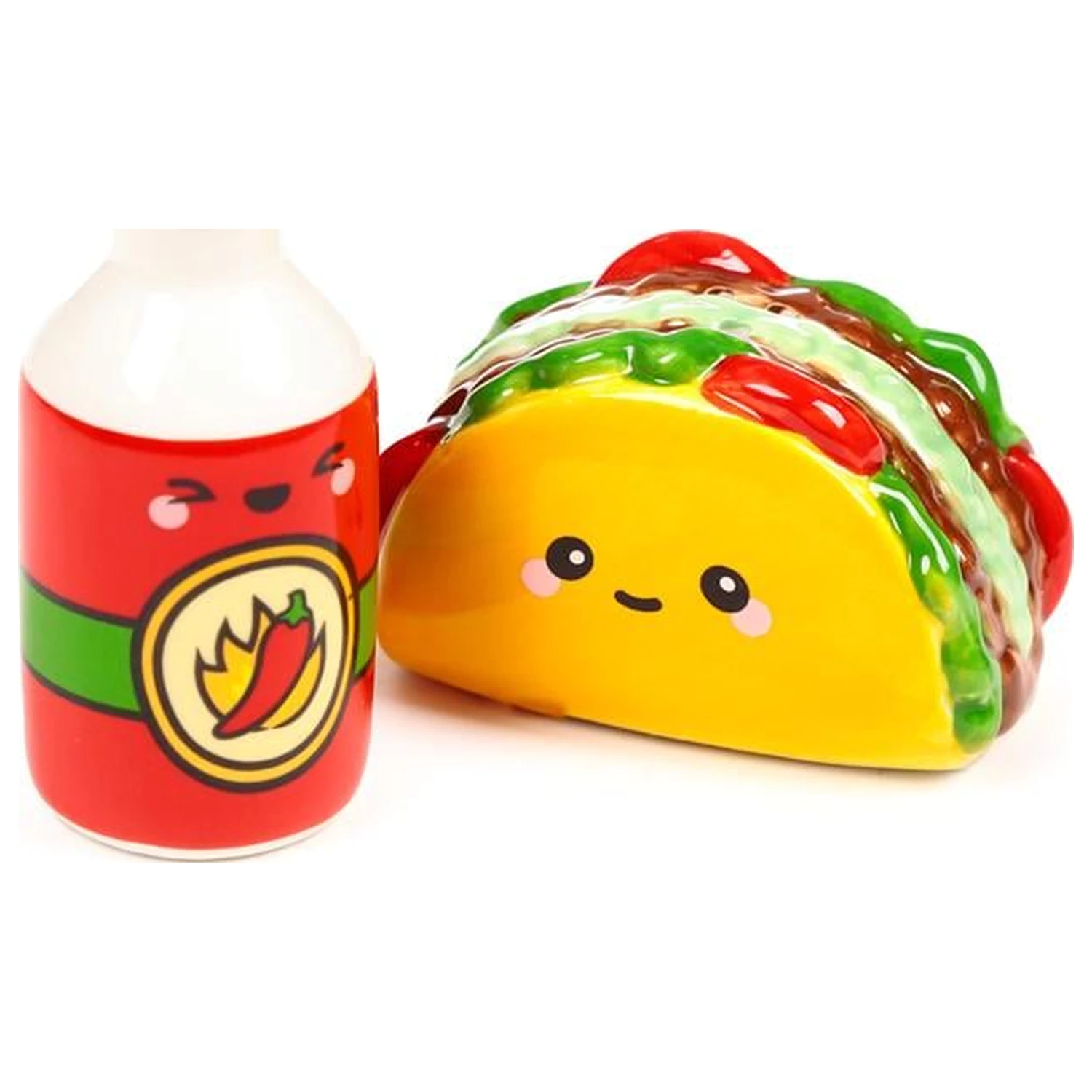 Kawaii Taco & Sauce Slánka a pepřenka, sada fotografii produktu