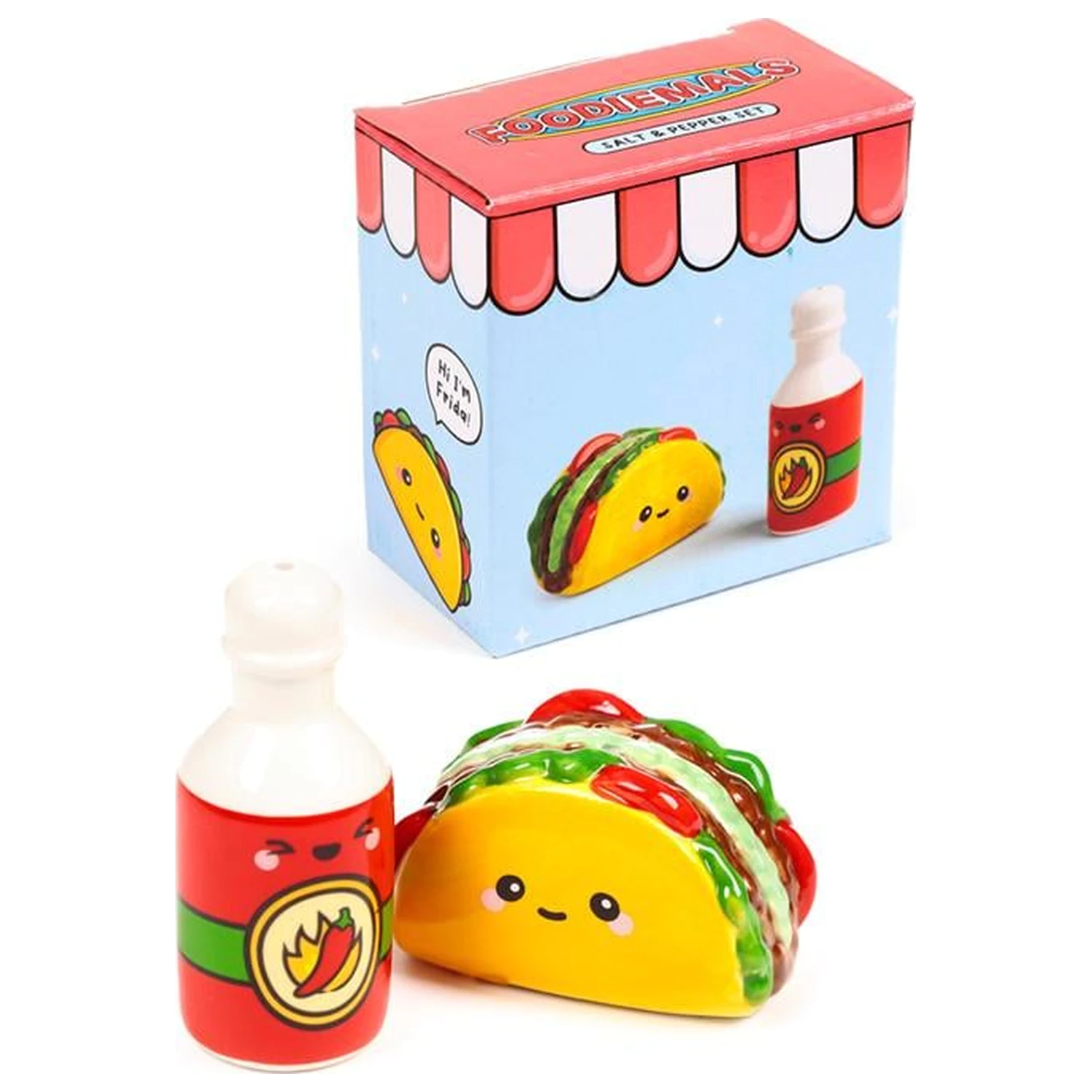 Kawaii Taco & Sauce Slánka a pepřenka, sada fotografii produktu