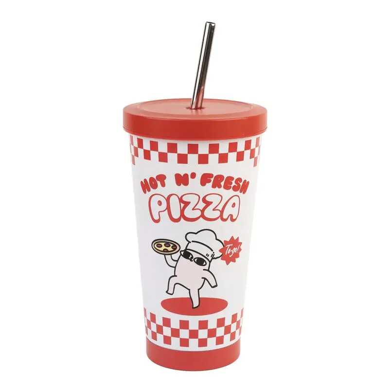 Ketnipz Horká a Čerstvá Pizza brčková termoska 550 ml fotografii produktu