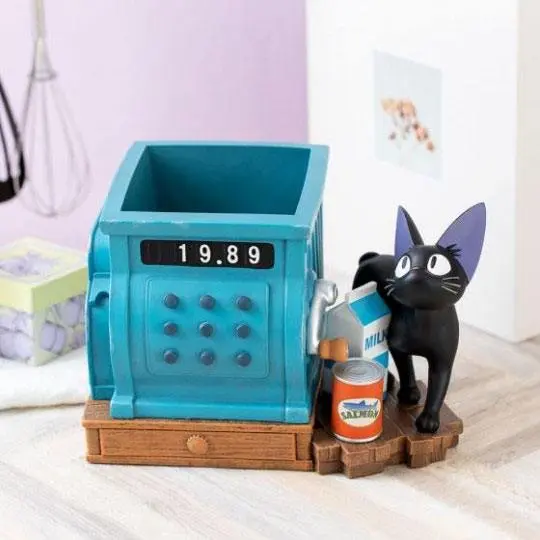 Kiki's Delivery Service Diorama / Úložný box Jiji and blue cash register fotografii produktu