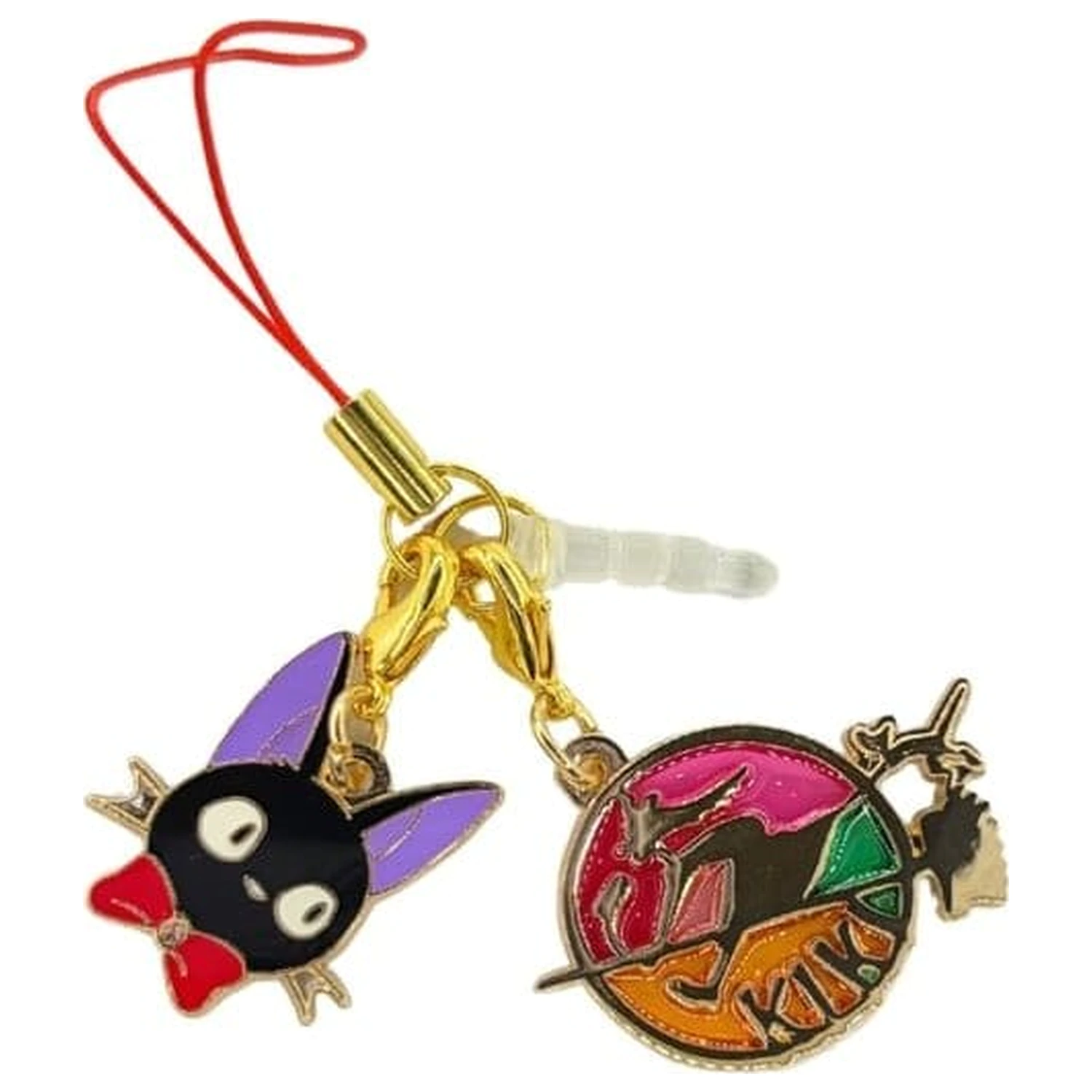 Kiki's Delivery Service Keychain Stained Glass Style Jiji Gold fotografii produktu