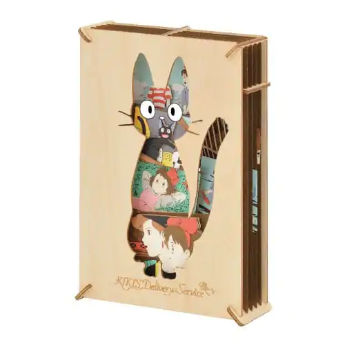 Kiki's Delivery Service Papírový Model Kit Papírové Divadlo Wood Style Silhouette Jiji fotografii produktu