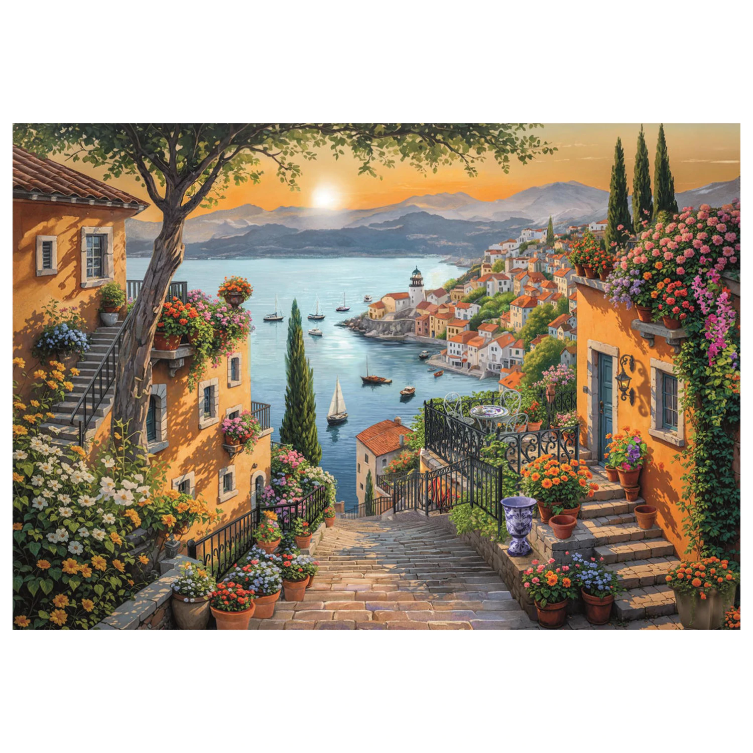 Harbor Steps puzzle o 1500 dílcích fotografii produktu