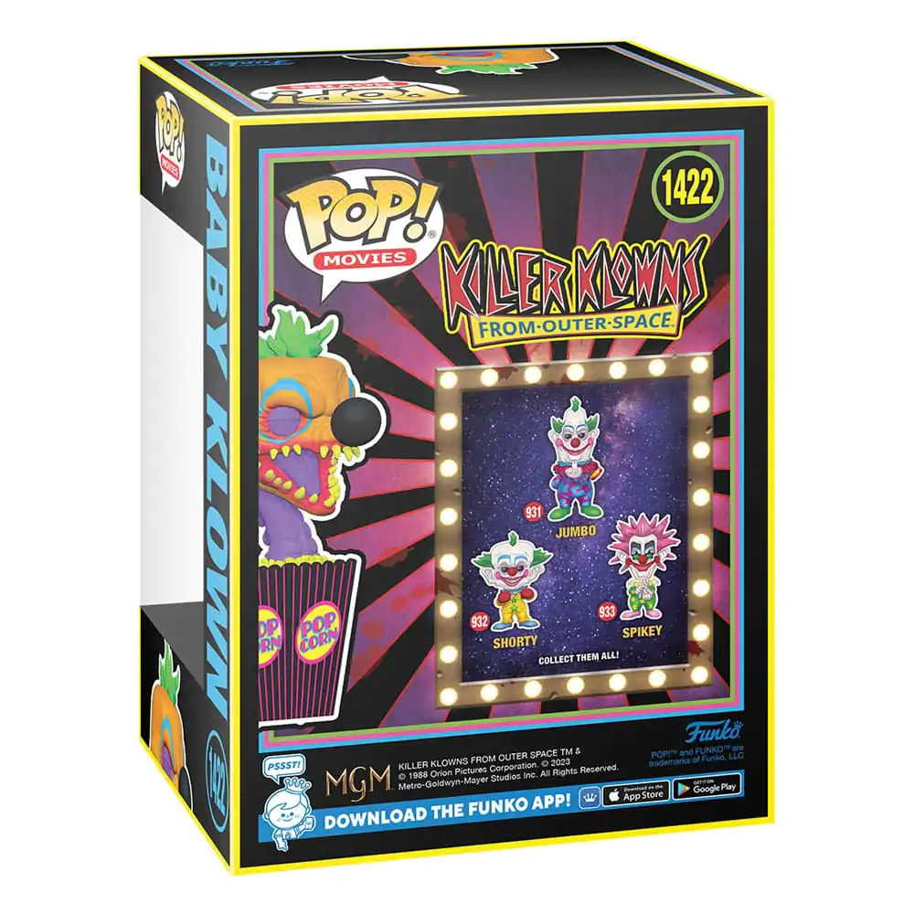 Killer Klowns from Outer Space Funko POP! Movies Vinylová figurka Baby Klown(BLKLT) Exclusive Edition 9 cm fotografii produktu