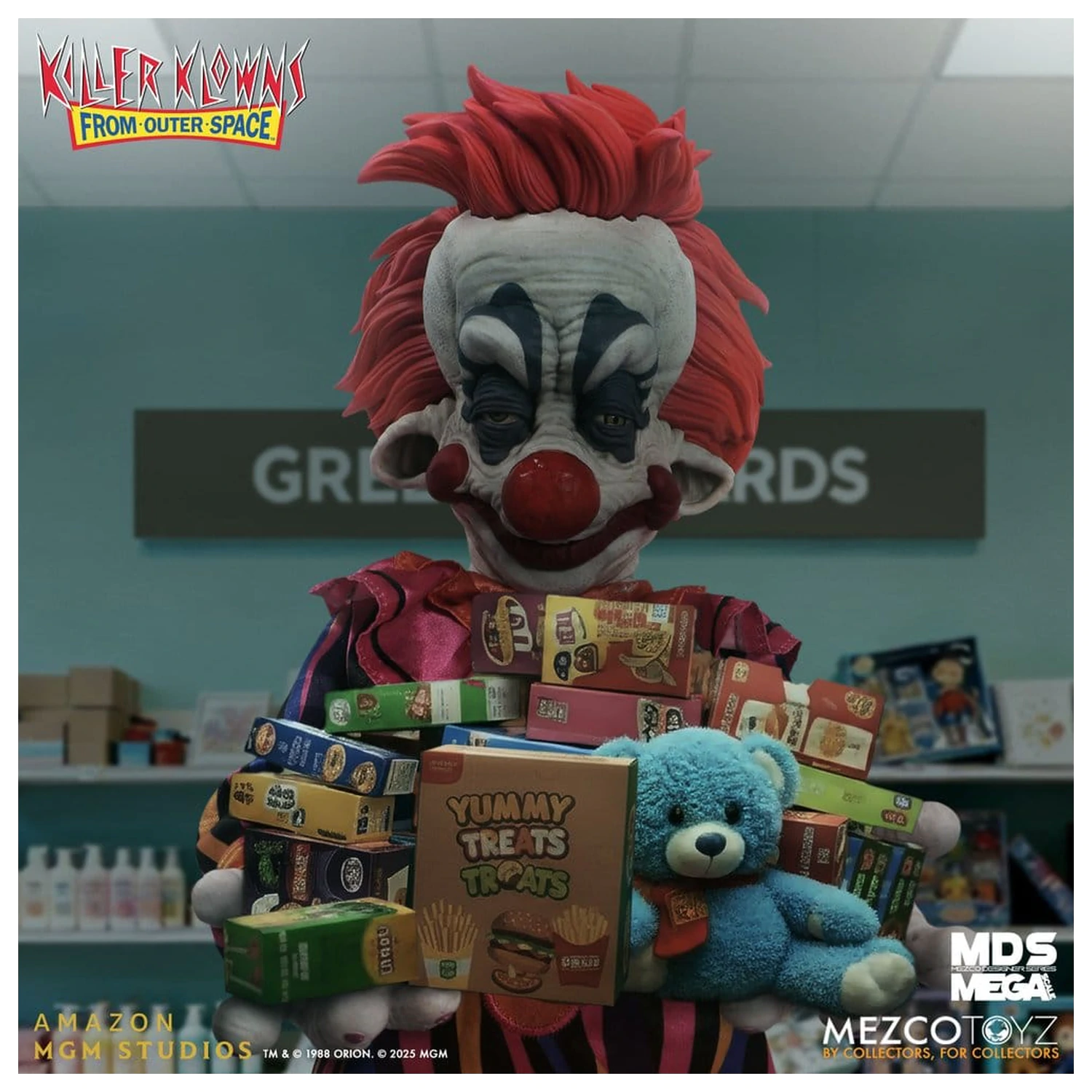 Killer Klowns from Outer Space MDS Mega Scale panenka Rudy 38 cm fotografii produktu