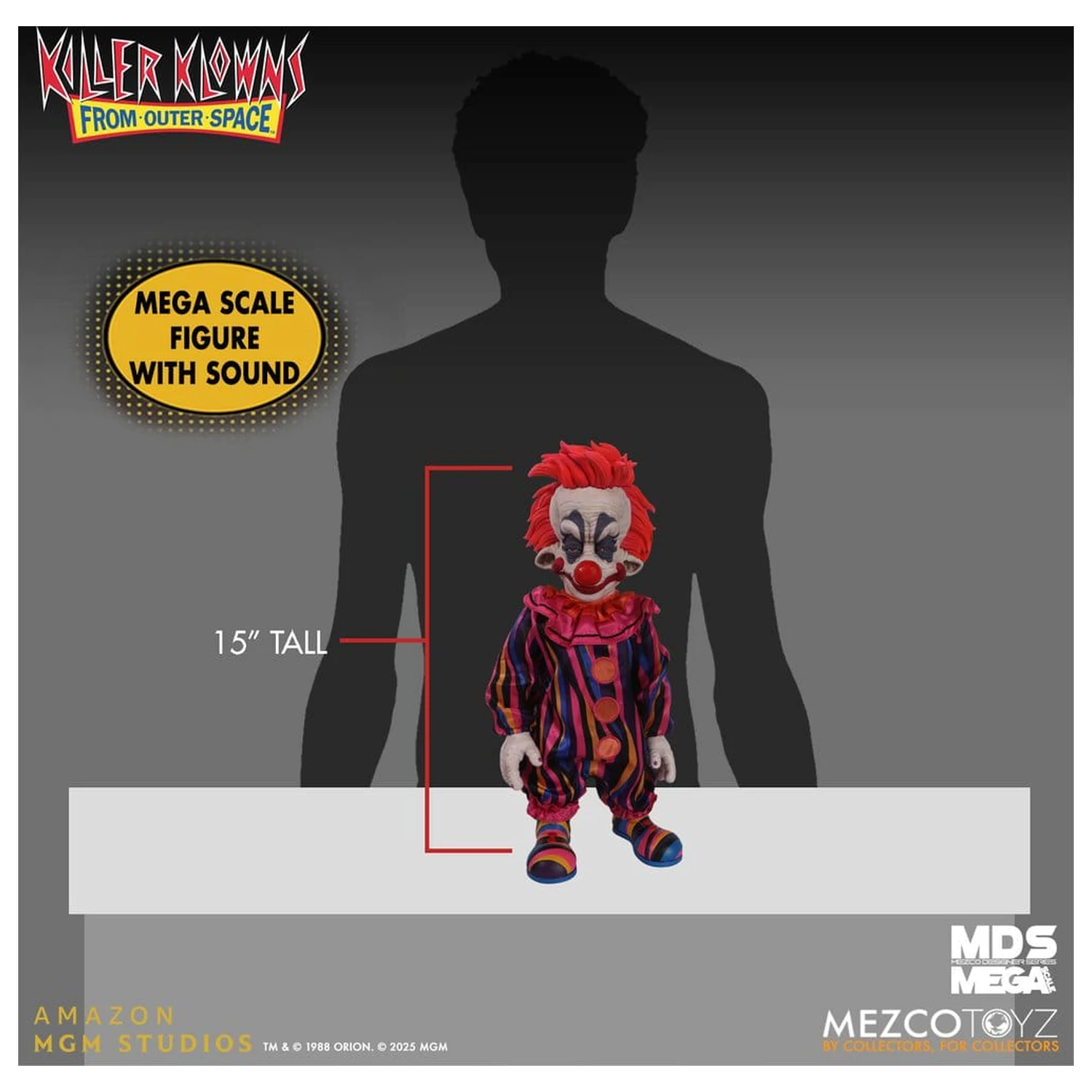 Killer Klowns from Outer Space MDS Mega Scale panenka Rudy 38 cm fotografii produktu