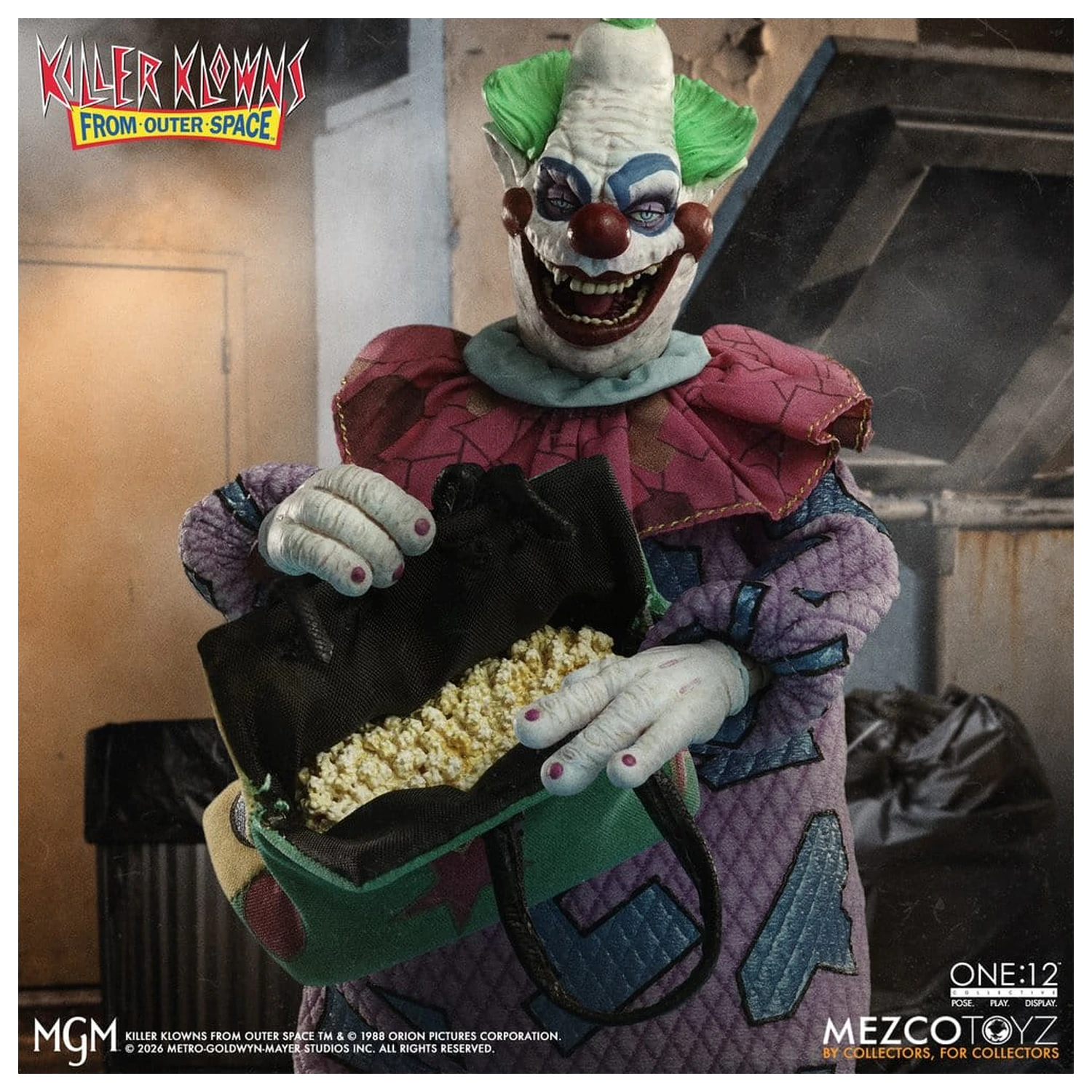 Killer Klowns From Outer Space One:12 Collective akční figurka 1/12 Jumbo 17 cm fotografii produktu