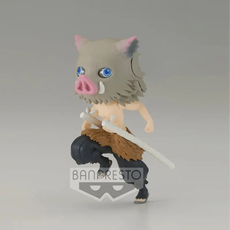 Demon Slayer Kimetsu No Yaiba Inosuke Hashibira Q posket petit figurka 7 cm fotografii produktu