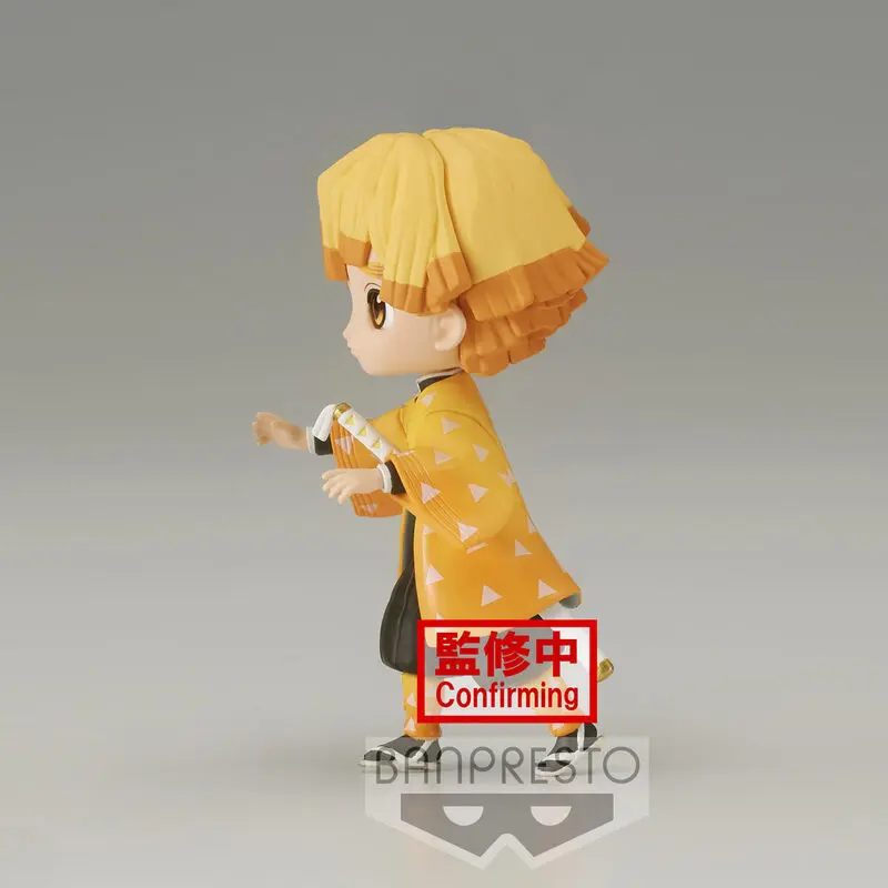 Demon Slayer Kimetsu No Yaiba Zenitsu Agatsuma Q posket petit figurka 7cm fotografii produktu