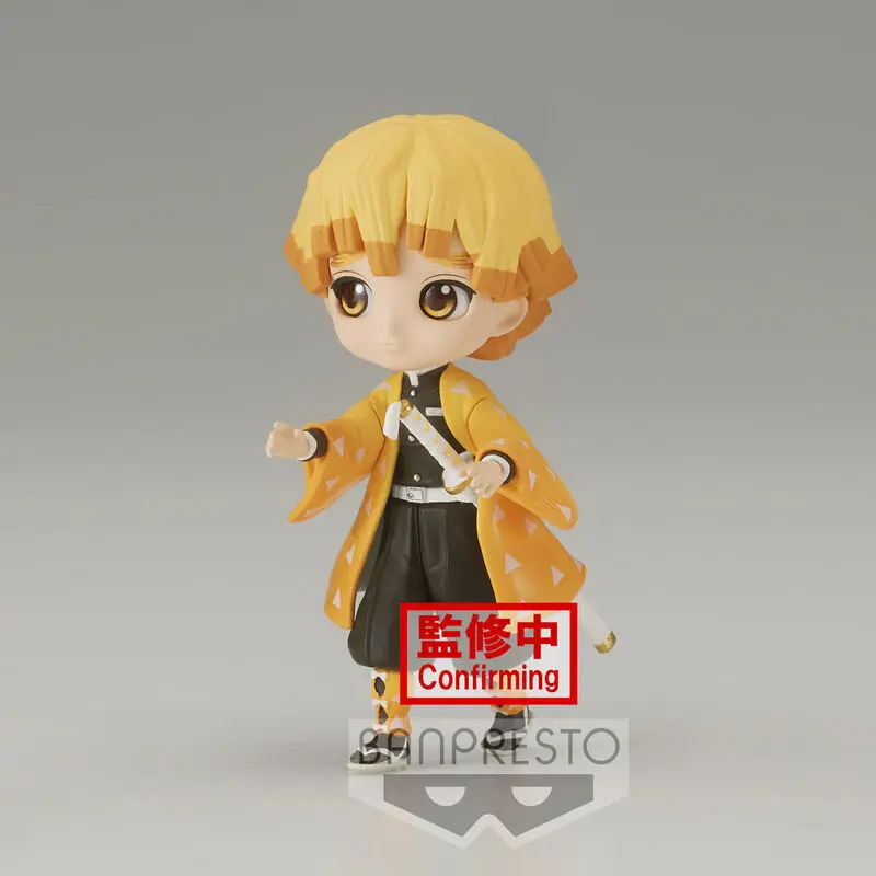 Demon Slayer Kimetsu No Yaiba Zenitsu Agatsuma Q posket petit figurka 7cm fotografii produktu