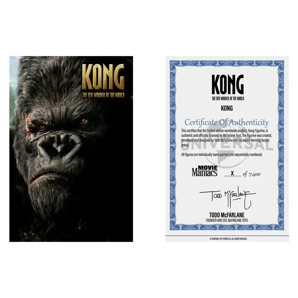 King Kong (2005) Movie Maniacs PVC Socha Kong 17 cm fotografii produktu