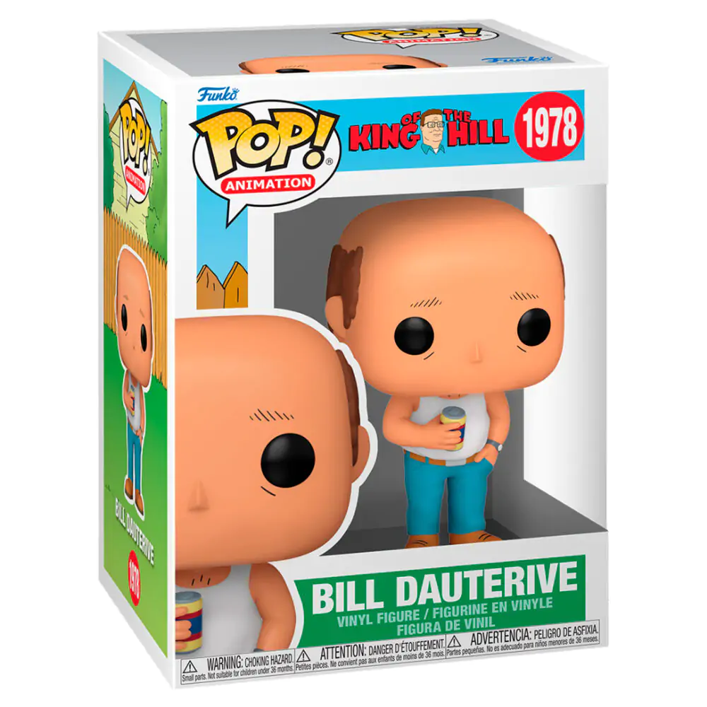 King of the Hill Funko POP! TV Vinyl Figure Bill Dauterive 9 cm Figurka z vinylu fotografii produktu
