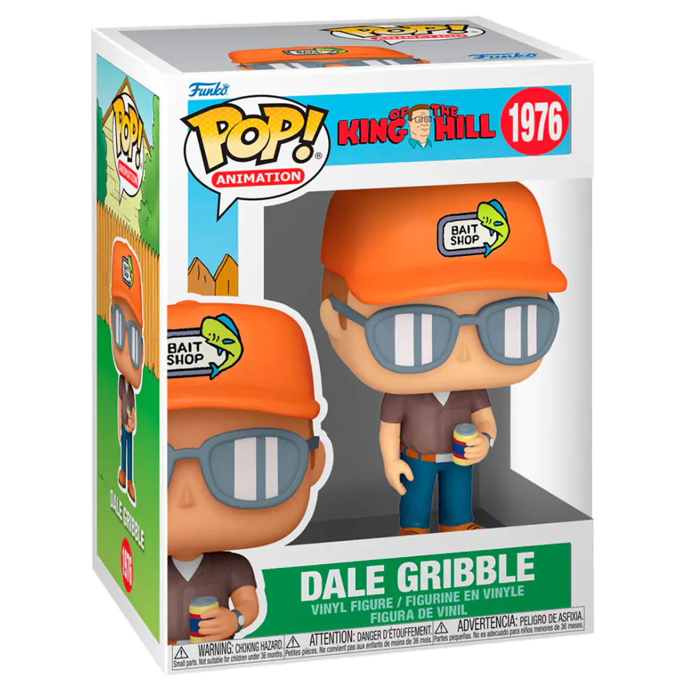 King of the Hill Funko POP! TV Vinyl Figure Dale Gribble 9 cm figurka fotografii produktu