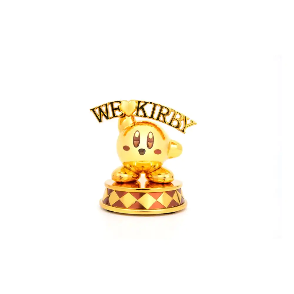 Kirby DieCast Statue We Love Kirby Gold Edition 10 cm fotografii produktu