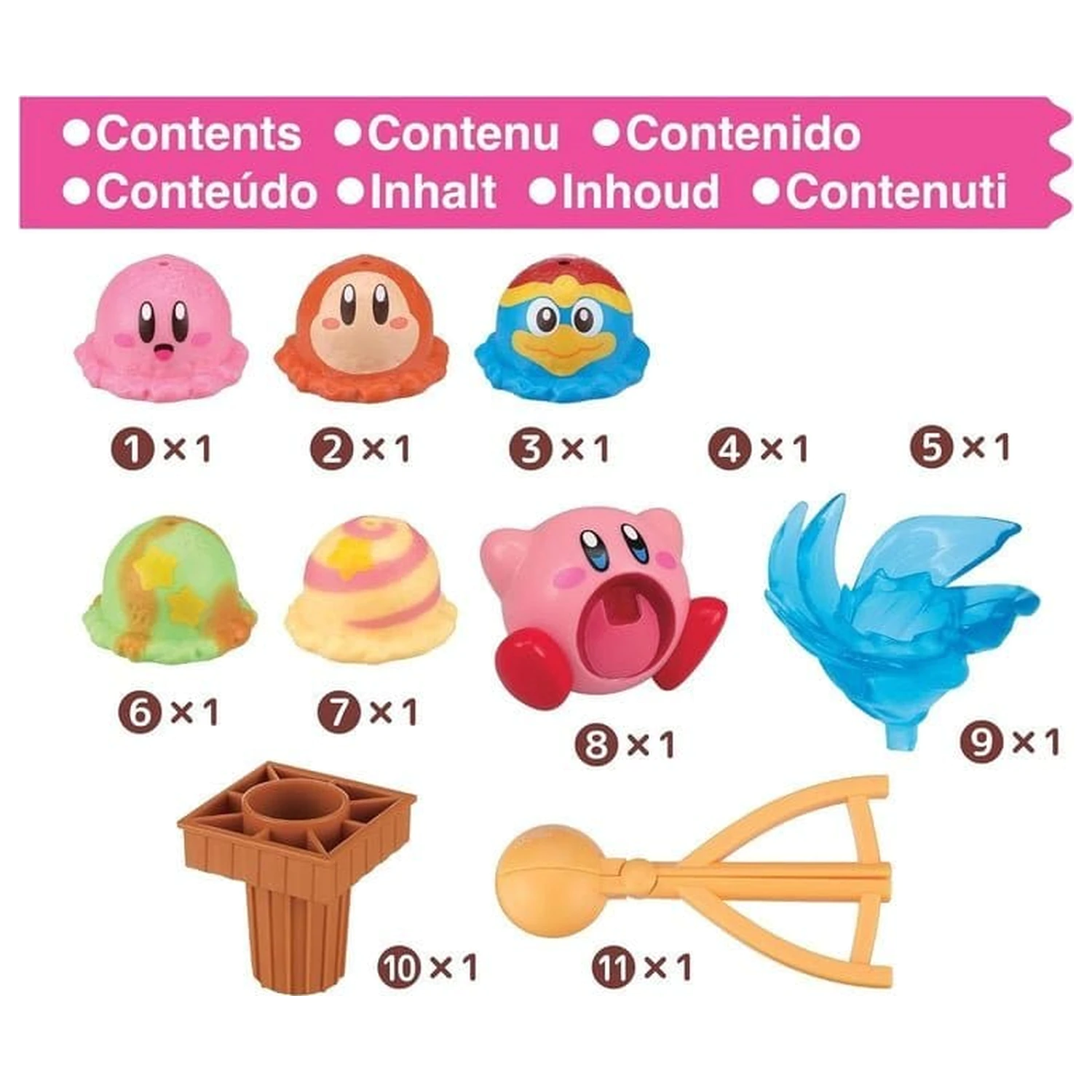 Kirby herní Stohovací věž zmrzlinových kornoutů fotografii produktu