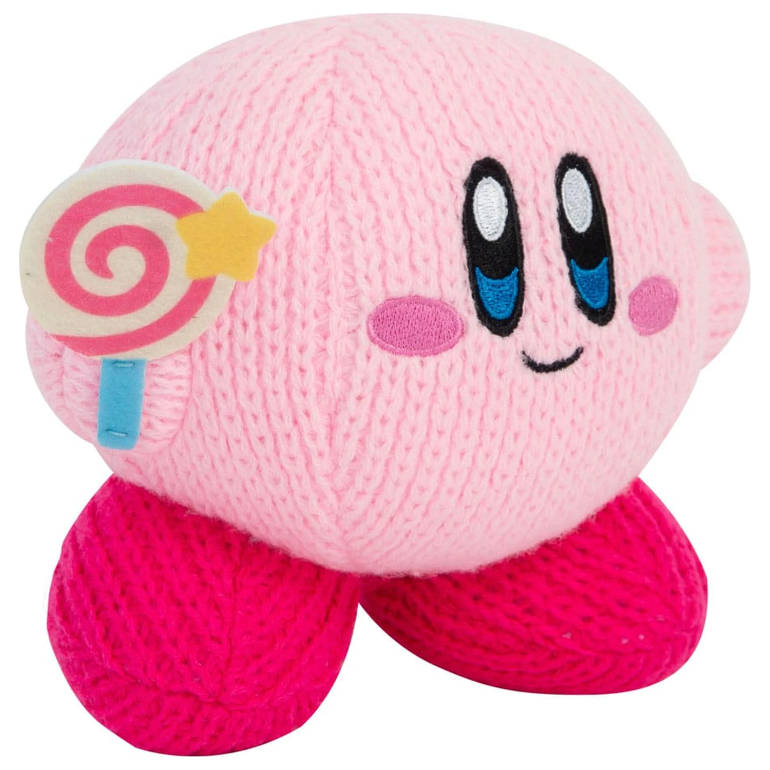 Kirby Nuiguru-Knit plyšová figurka Kirby s Invincible Candy Wand fotografii produktu