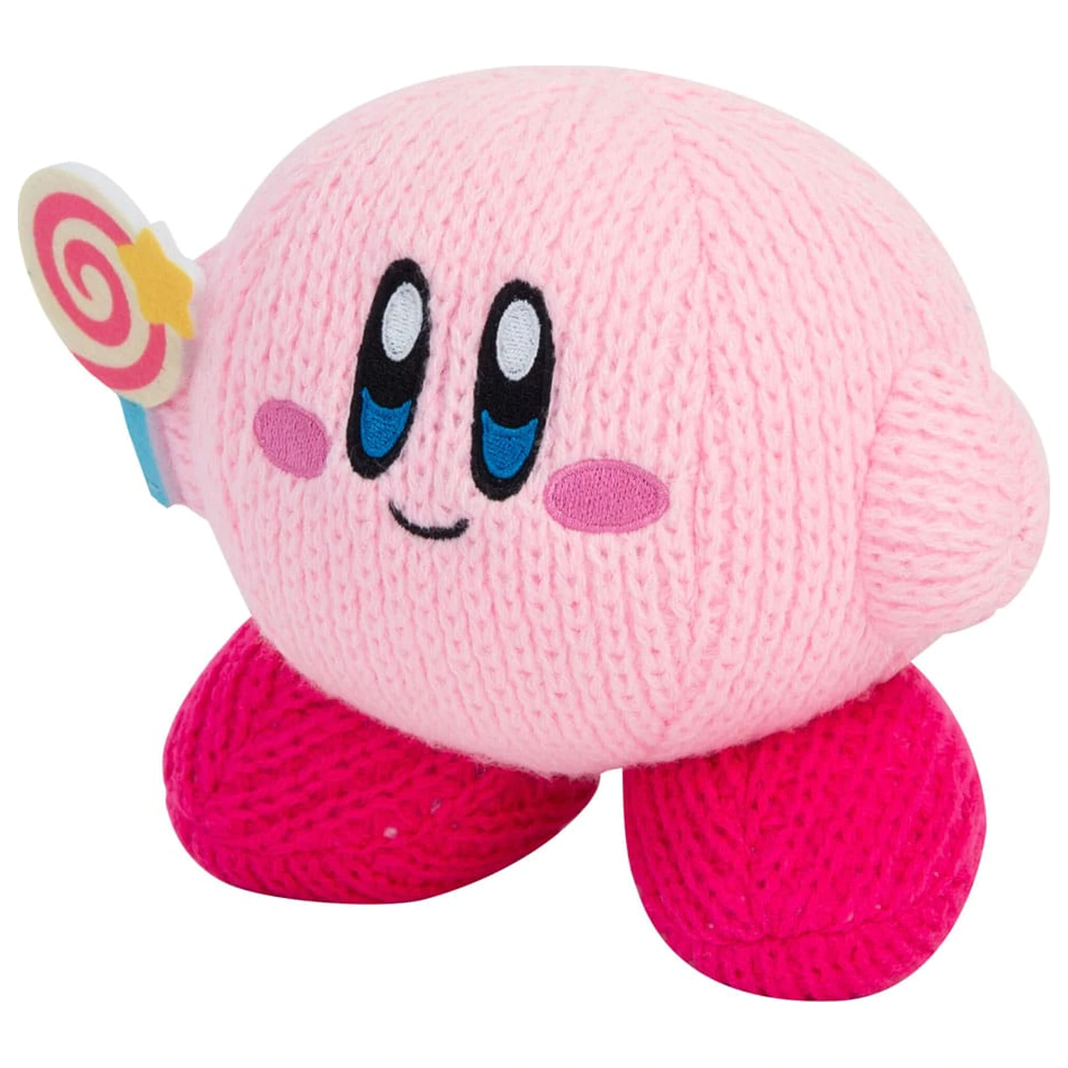 Kirby Nuiguru-Knit plyšová figurka Kirby s Invincible Candy Wand fotografii produktu