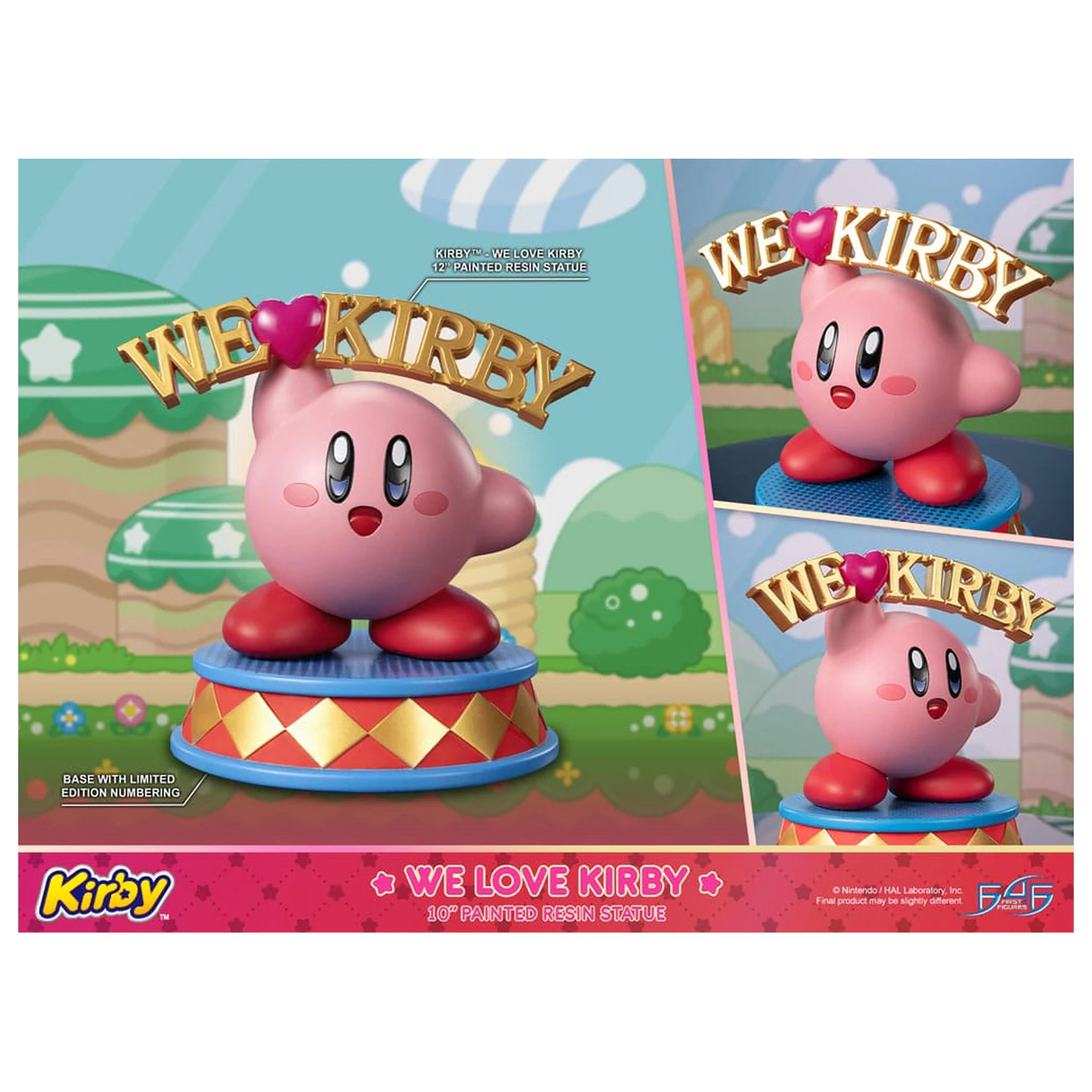 Kirby Statue We Love Kirby 24 cm fotografii produktu