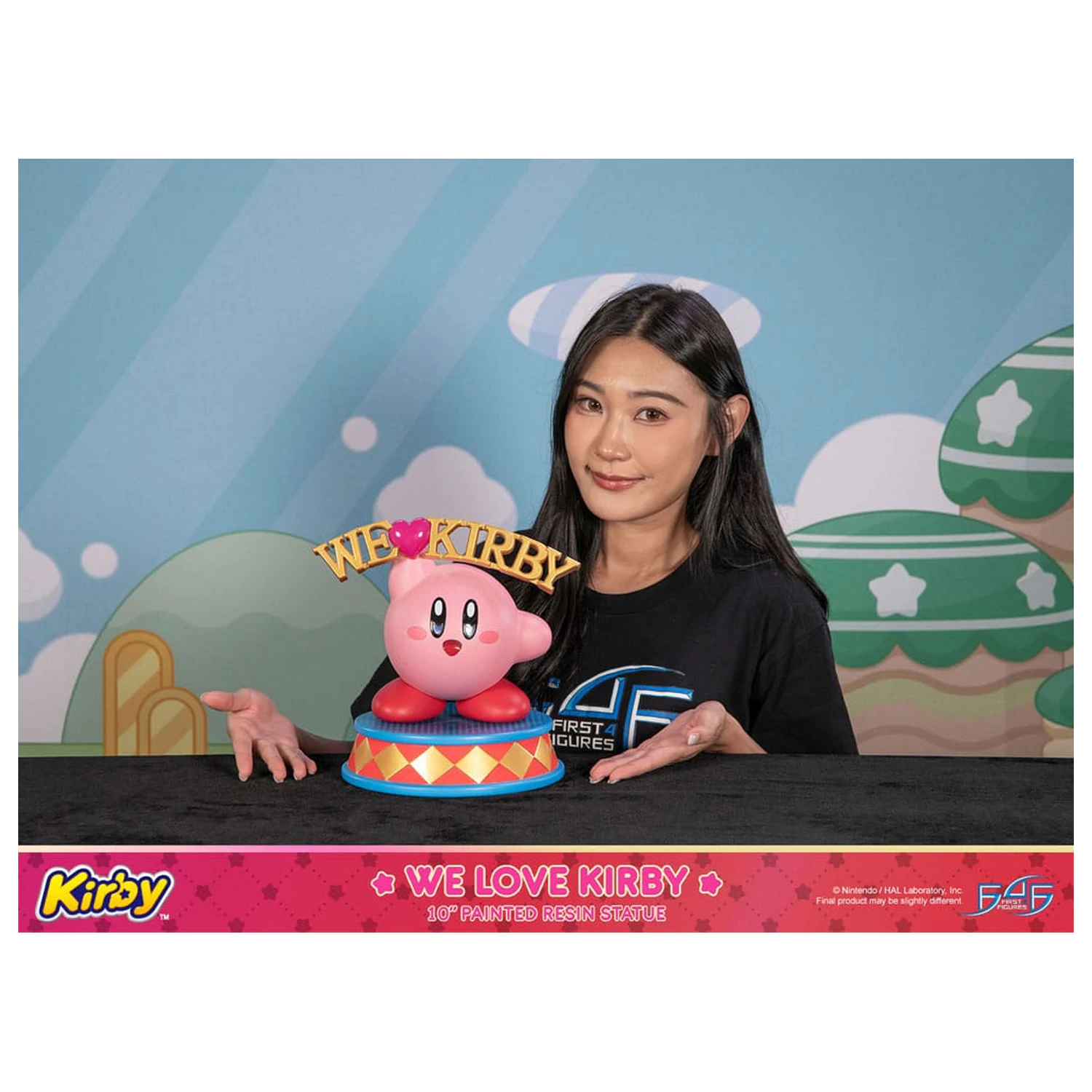 Kirby Statue We Love Kirby 24 cm fotografii produktu