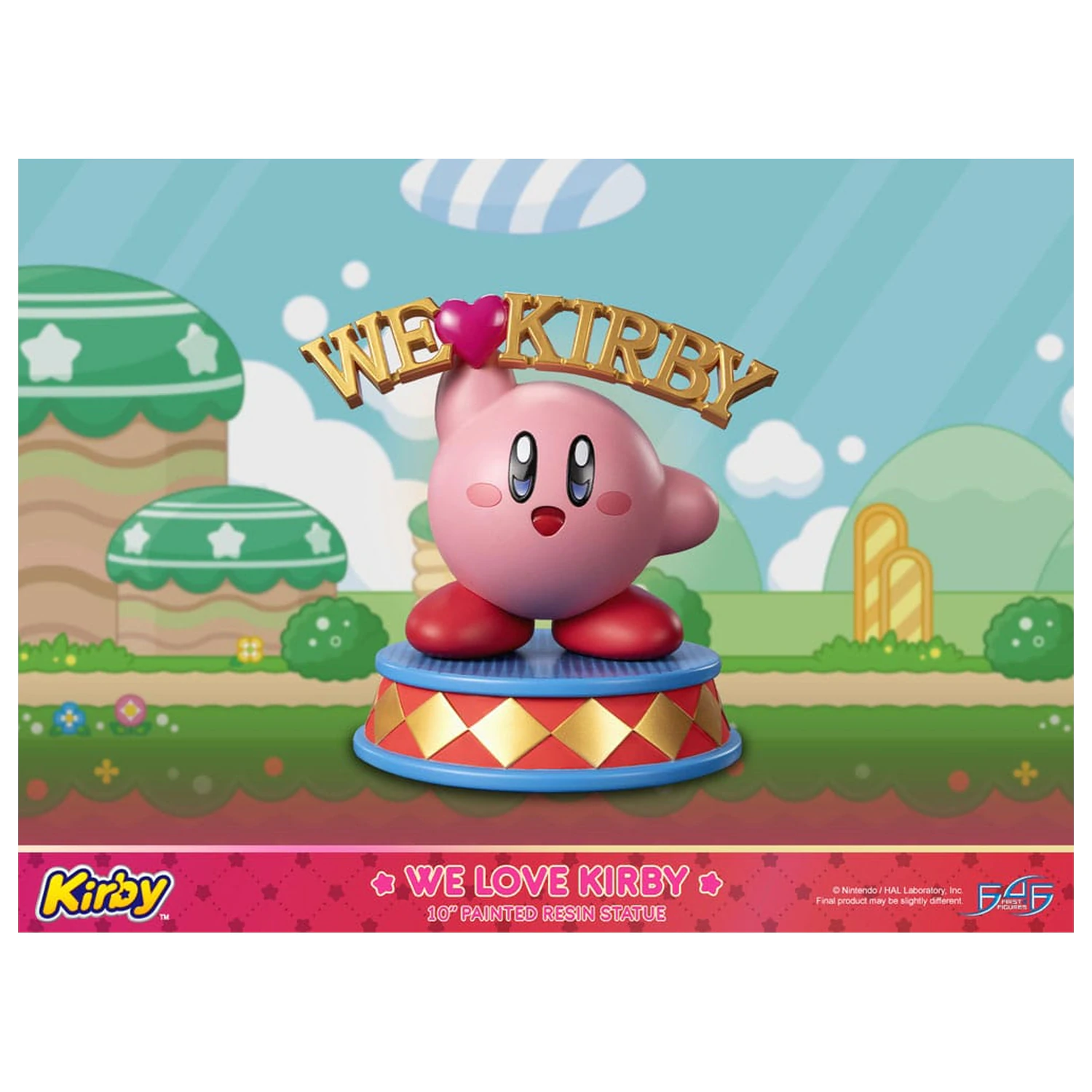 Kirby Statue We Love Kirby 24 cm fotografii produktu
