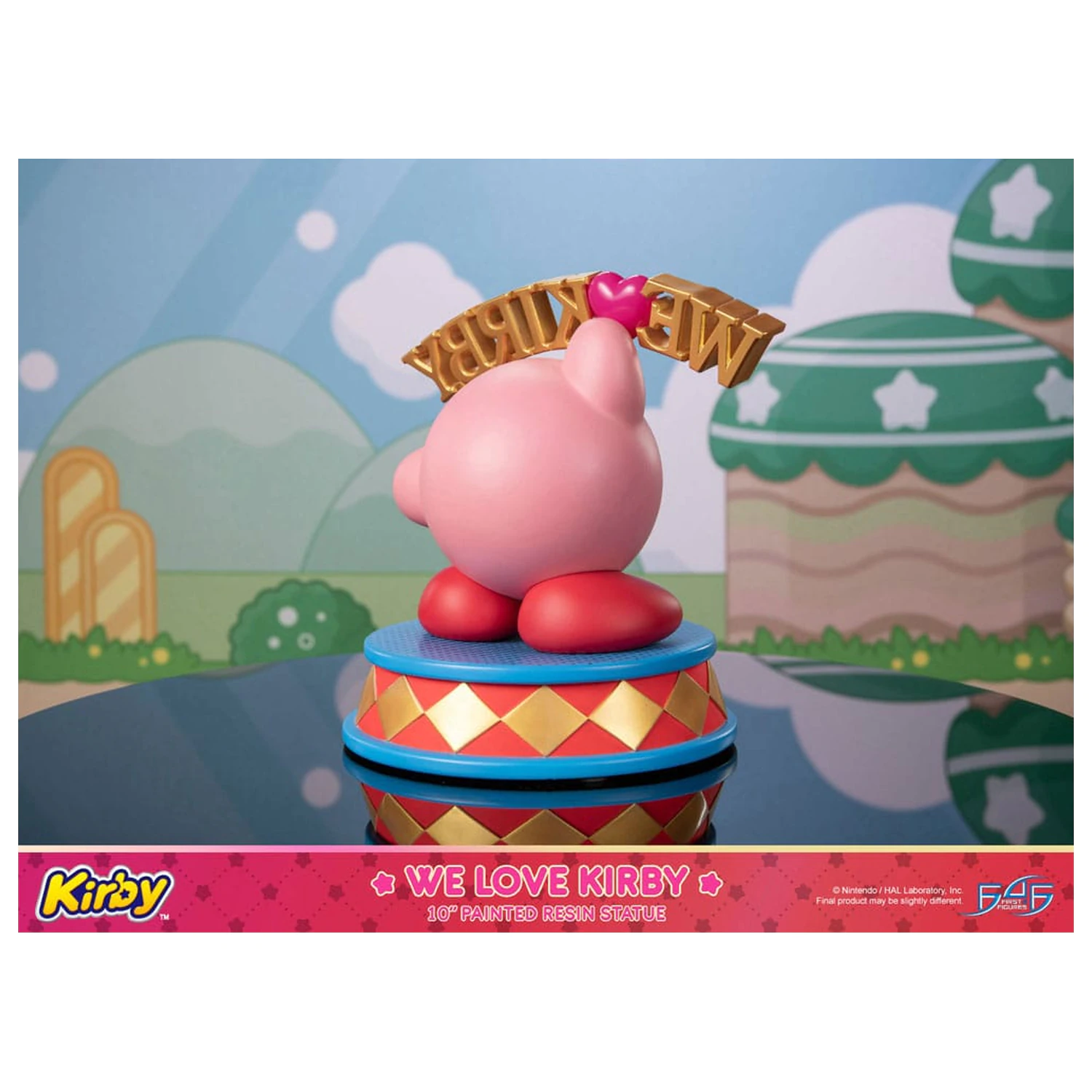 Kirby Statue We Love Kirby 24 cm fotografii produktu