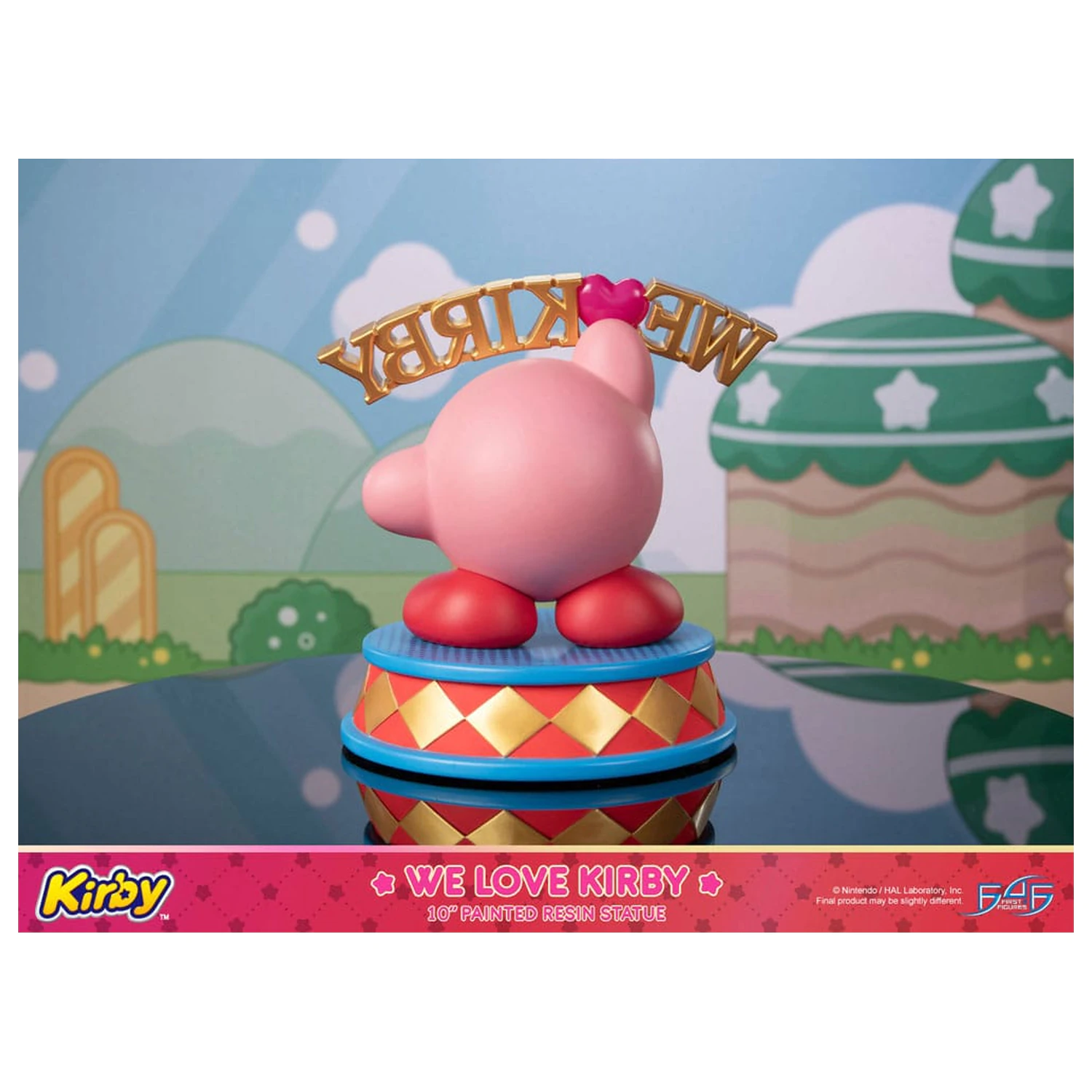 Kirby Statue We Love Kirby 24 cm fotografii produktu