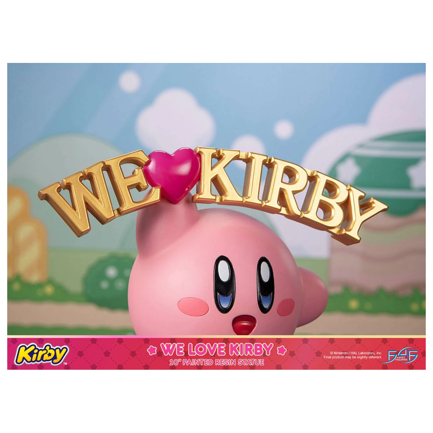 Kirby Statue We Love Kirby 24 cm fotografii produktu