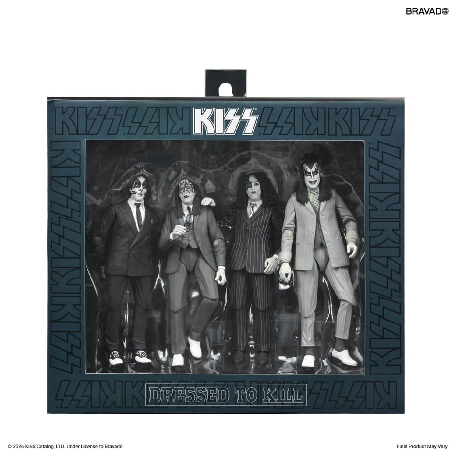 KISS akční figurky 4-balení Album Cover Dressed to Kill 18 cm fotografii produktu
