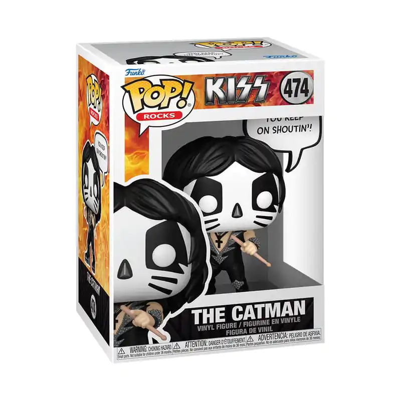 KISS Funko POP! Sayings vinylová figurka The Catman(R&R All Night) 9 cm fotografii produktu
