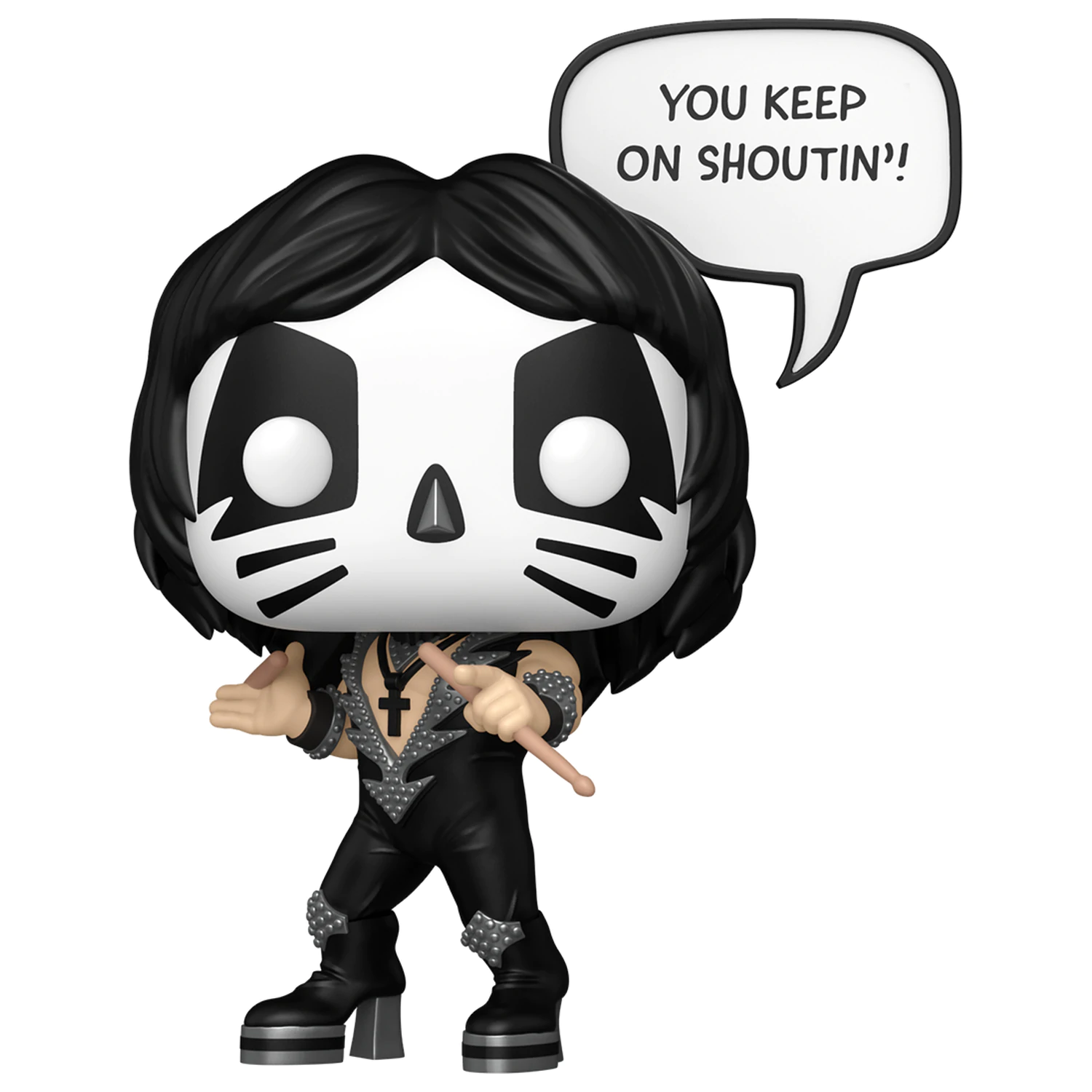 KISS Funko POP! Sayings vinylová figurka The Catman(R&R All Night) 9 cm fotografii produktu