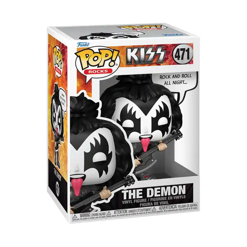 KISS Funko POP! Sayings Vinyl Figure The Demon(R&R All Night) 9 cm vinylová figurka fotografii produktu