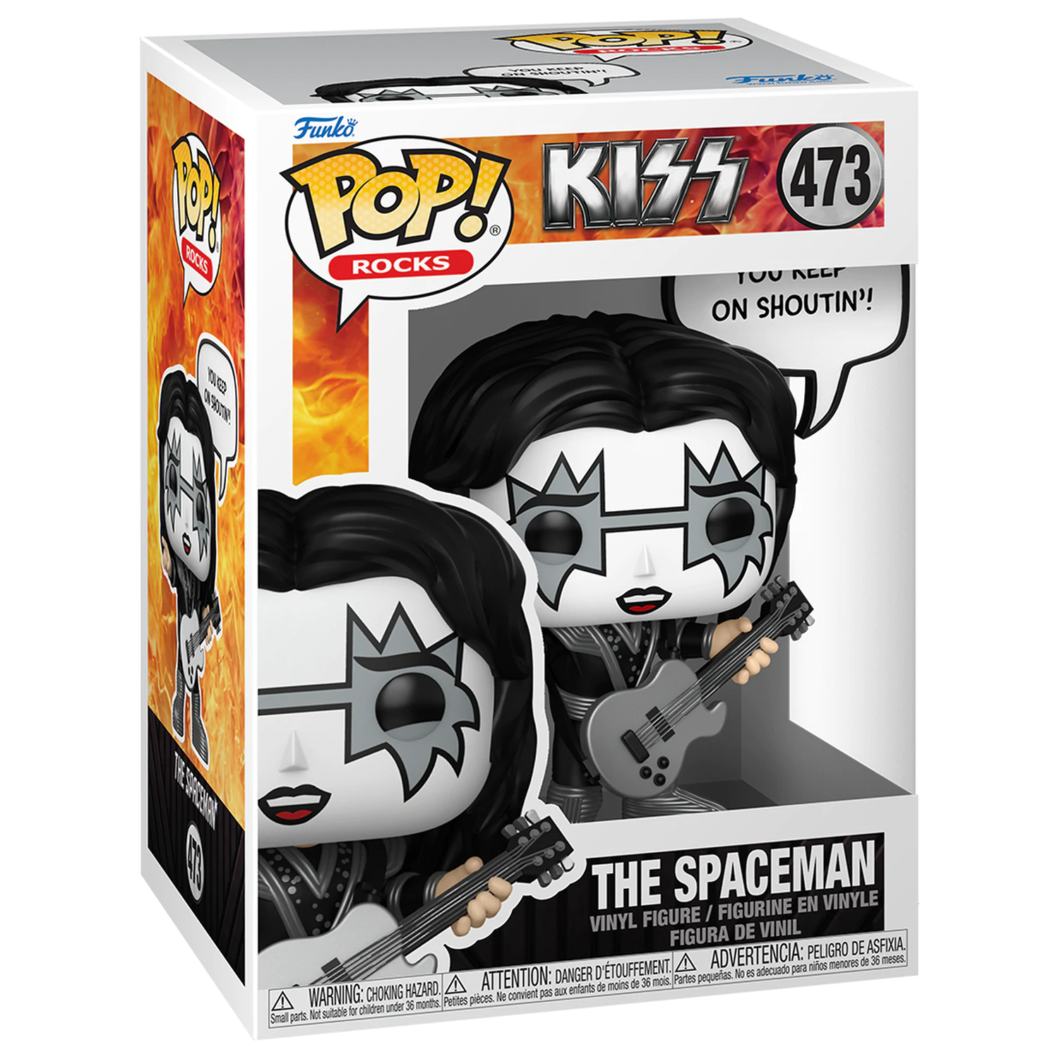 KISS Funko POP! Sayings vinylová figurka The Spaceman(R&R All Night) 9 cm fotografii produktu