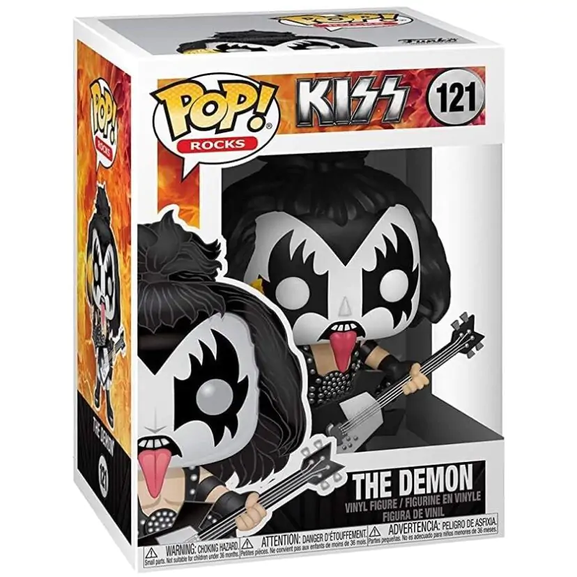 Kiss POP! Rocks vinylová figurka The Demon 9 cm fotografii produktu