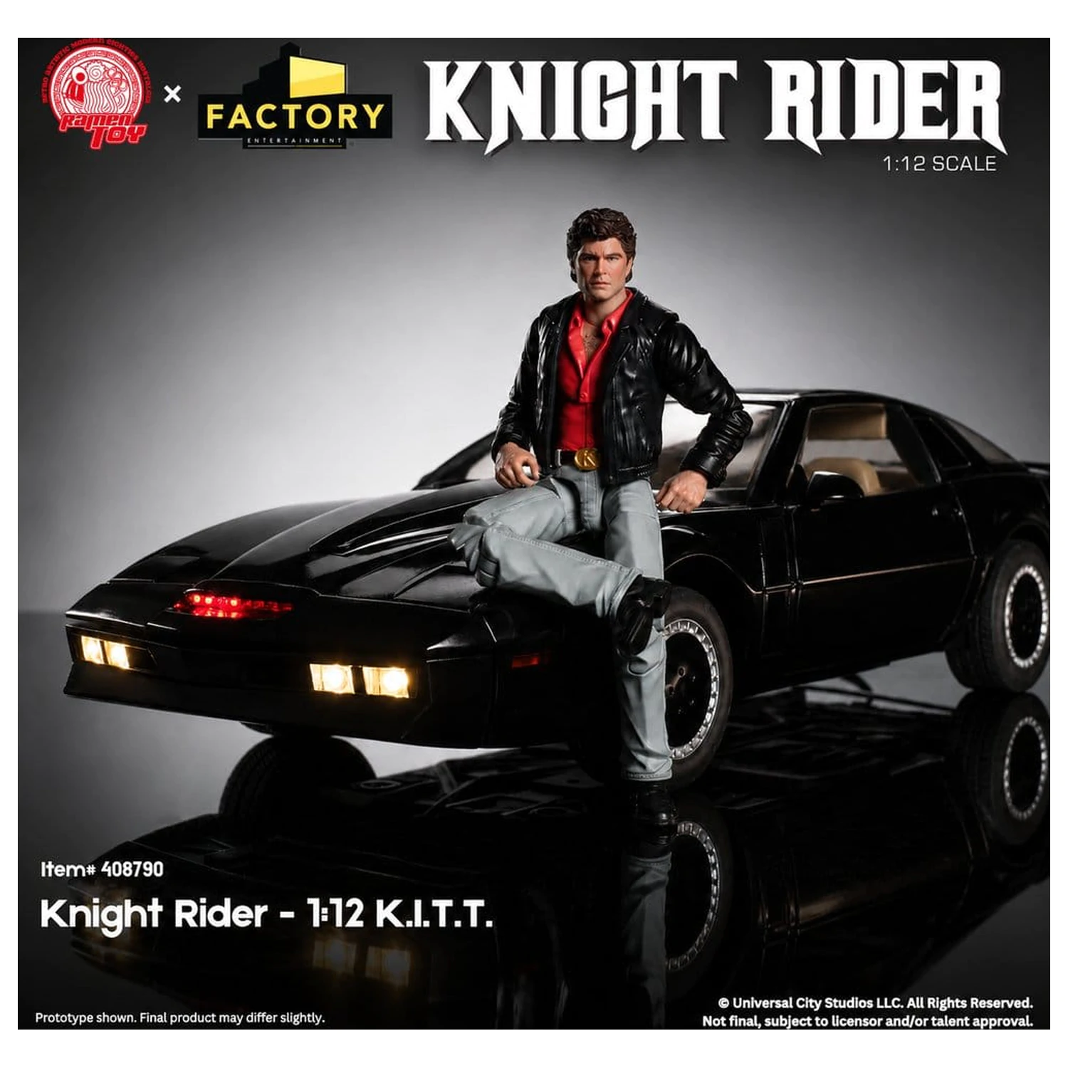 Knight Rider akční figurka 1/12 K.I.T.T. s Michaelem Knightem fotografii produktu