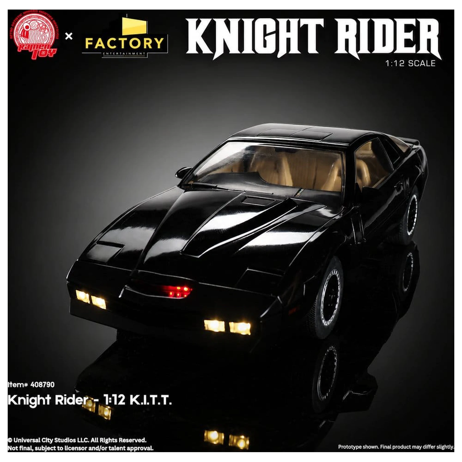 Knight Rider akční figurka 1/12 K.I.T.T. s Michaelem Knightem fotografii produktu