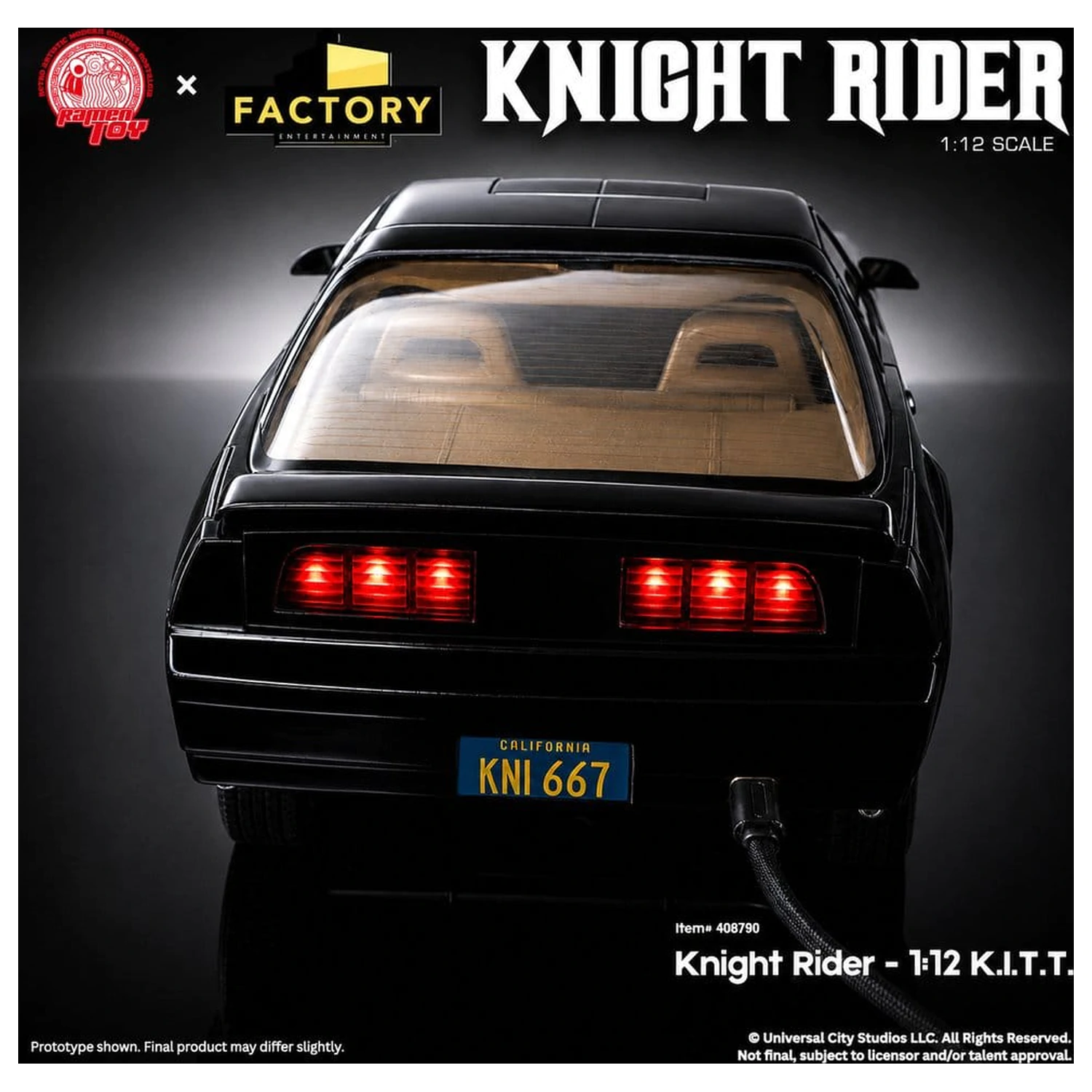 Knight Rider akční figurka 1/12 K.I.T.T. s Michaelem Knightem fotografii produktu