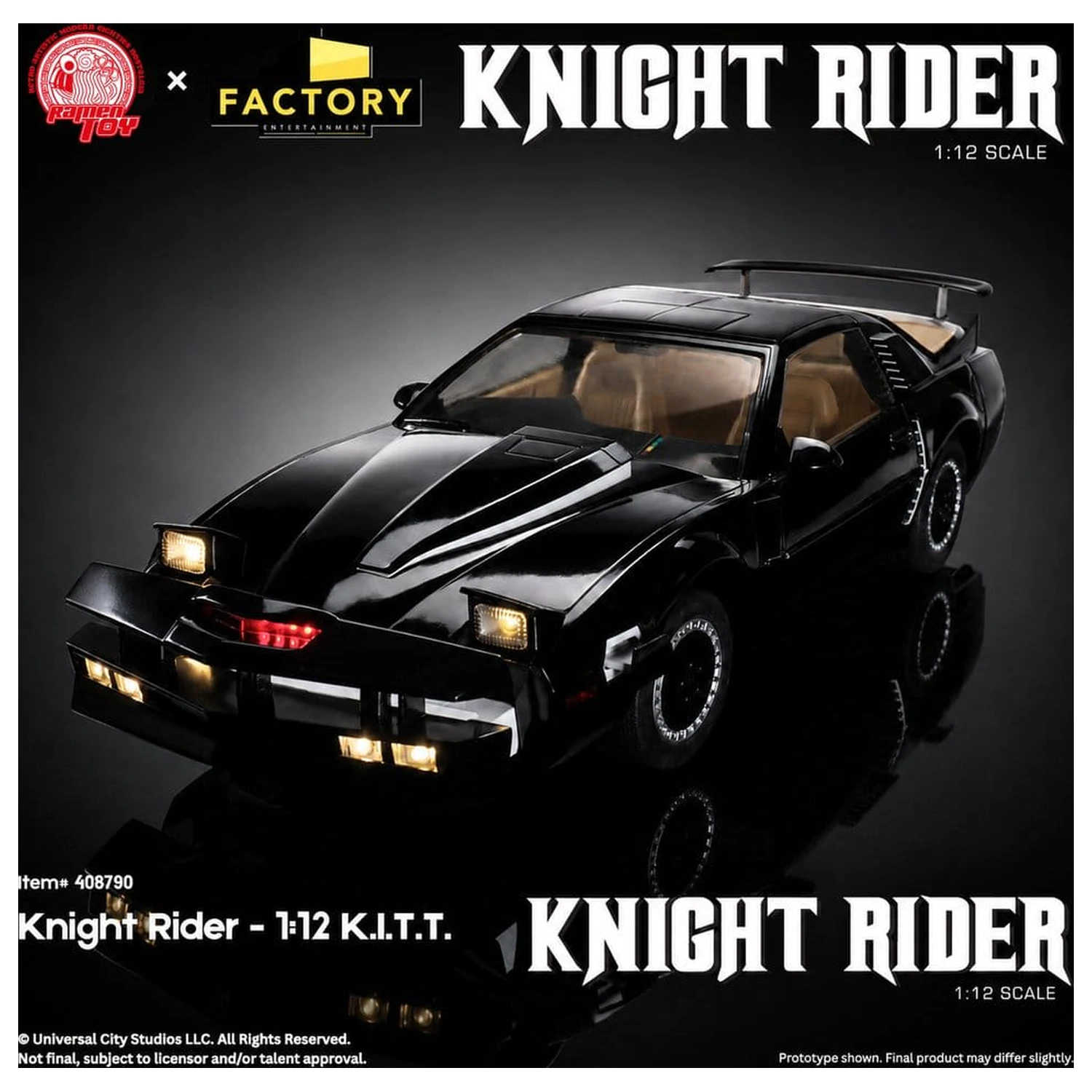 Knight Rider akční figurka 1/12 K.I.T.T. s Michaelem Knightem fotografii produktu