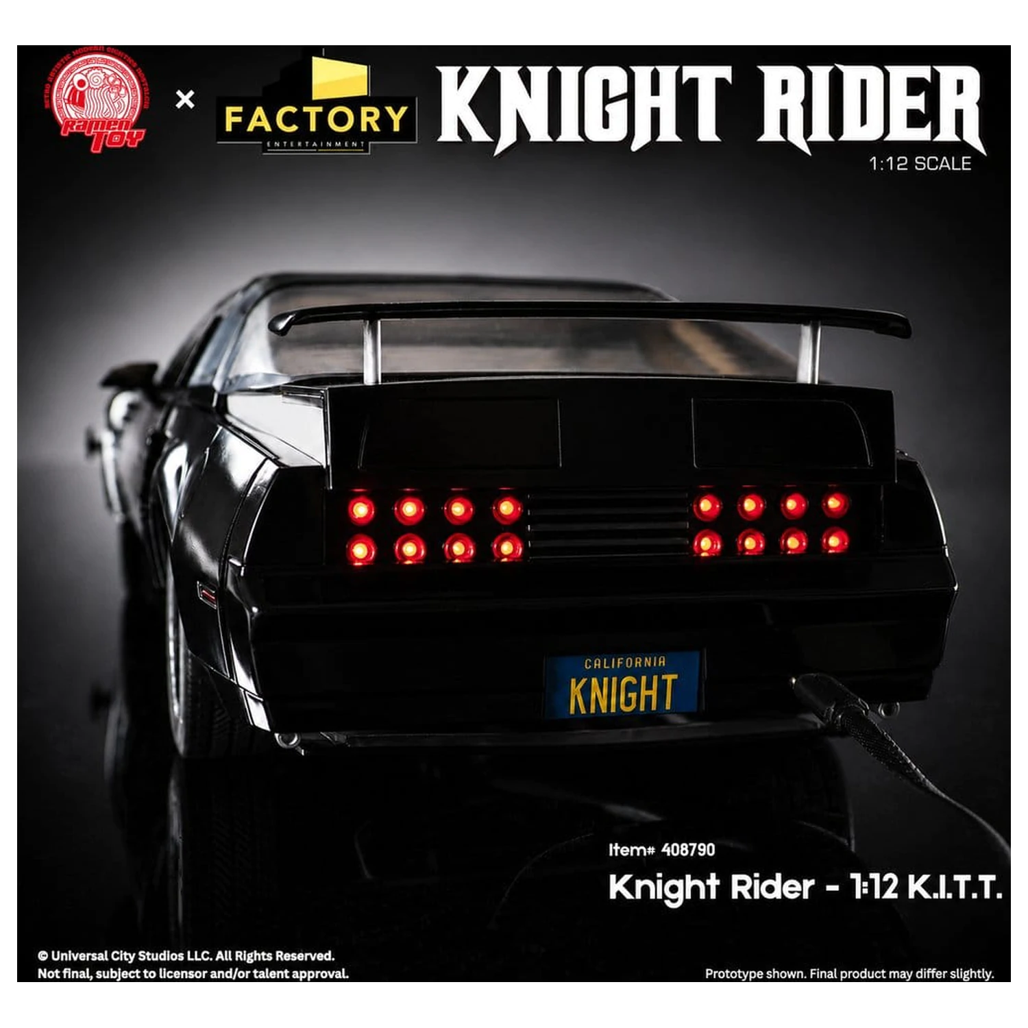 Knight Rider akční figurka 1/12 K.I.T.T. s Michaelem Knightem fotografii produktu