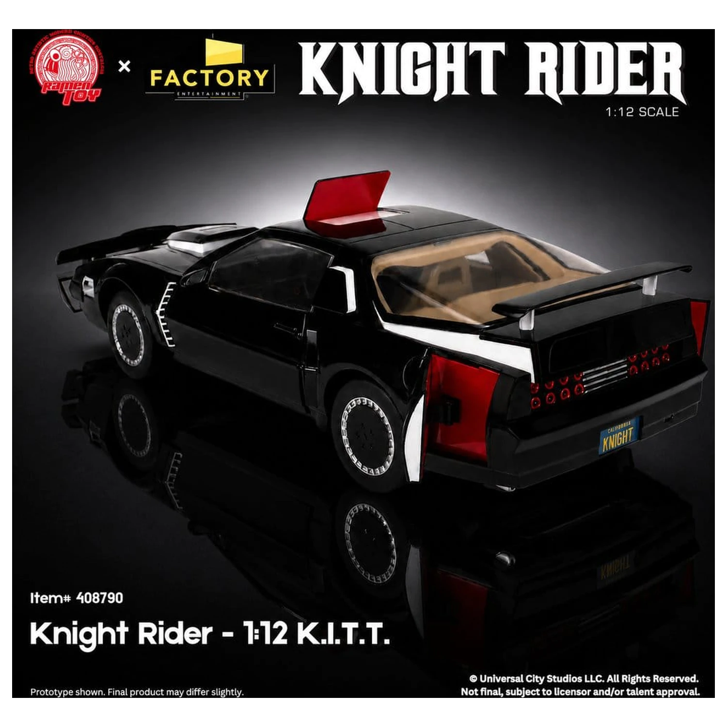 Knight Rider akční figurka 1/12 K.I.T.T. s Michaelem Knightem fotografii produktu