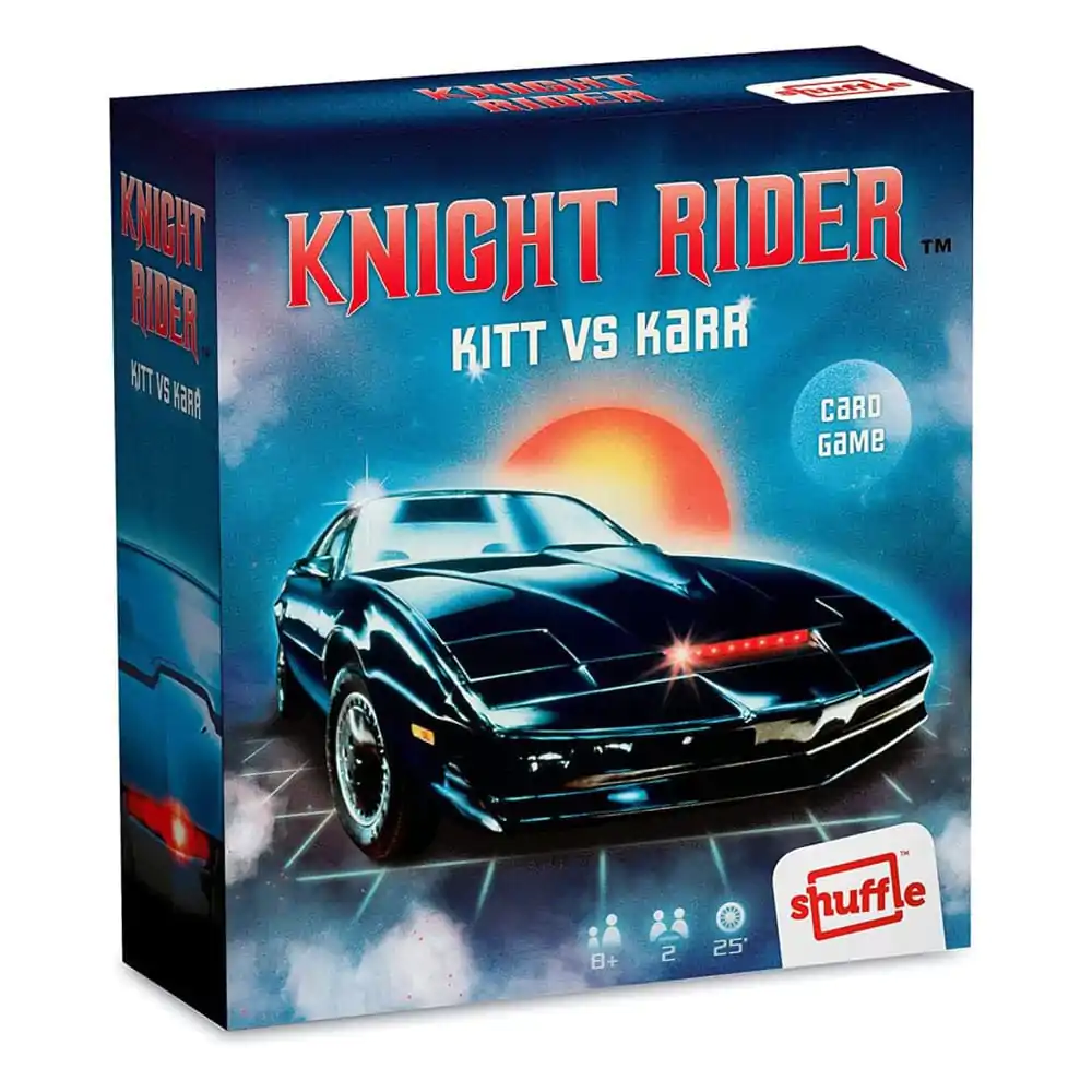 Karetní hra Knight Rider Kitt vs. Karr Retro fotografii produktu