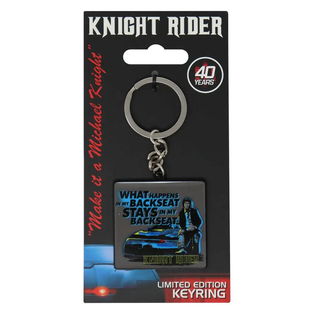 Knight Rider Metal Keychain 40th Anniversary Limited Edition Kovová klíčenka fotografii produktu
