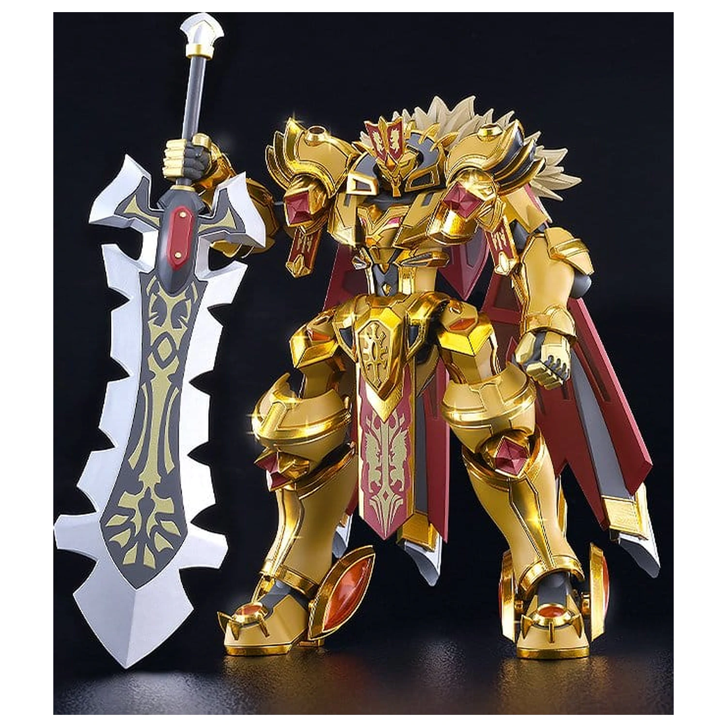 Knight's & Magic Moderoid plastová stavebnice Goldleo: Royal Metallic Ver. 14 cm fotografii produktu