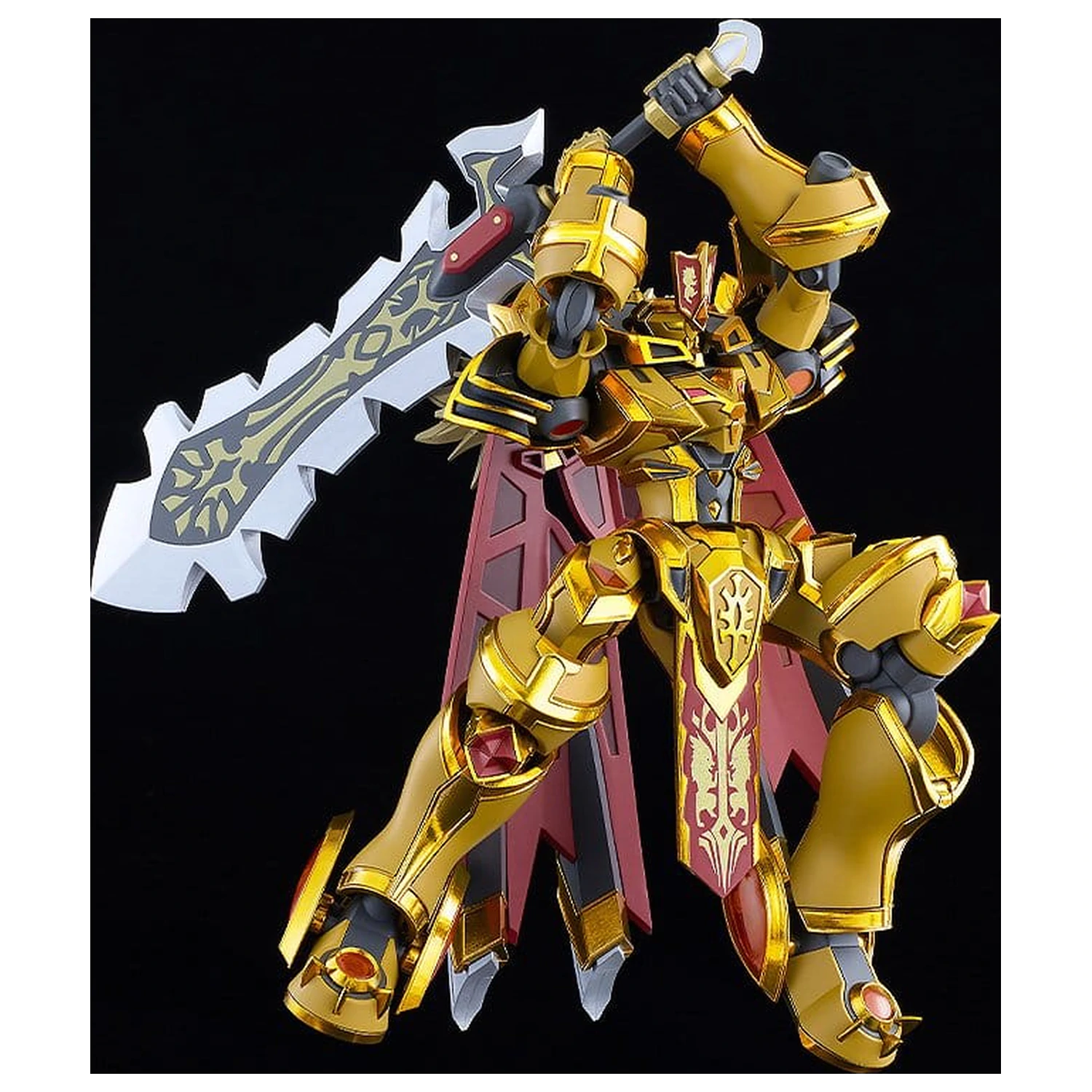 Knight's & Magic Moderoid plastová stavebnice Goldleo: Royal Metallic Ver. 14 cm fotografii produktu