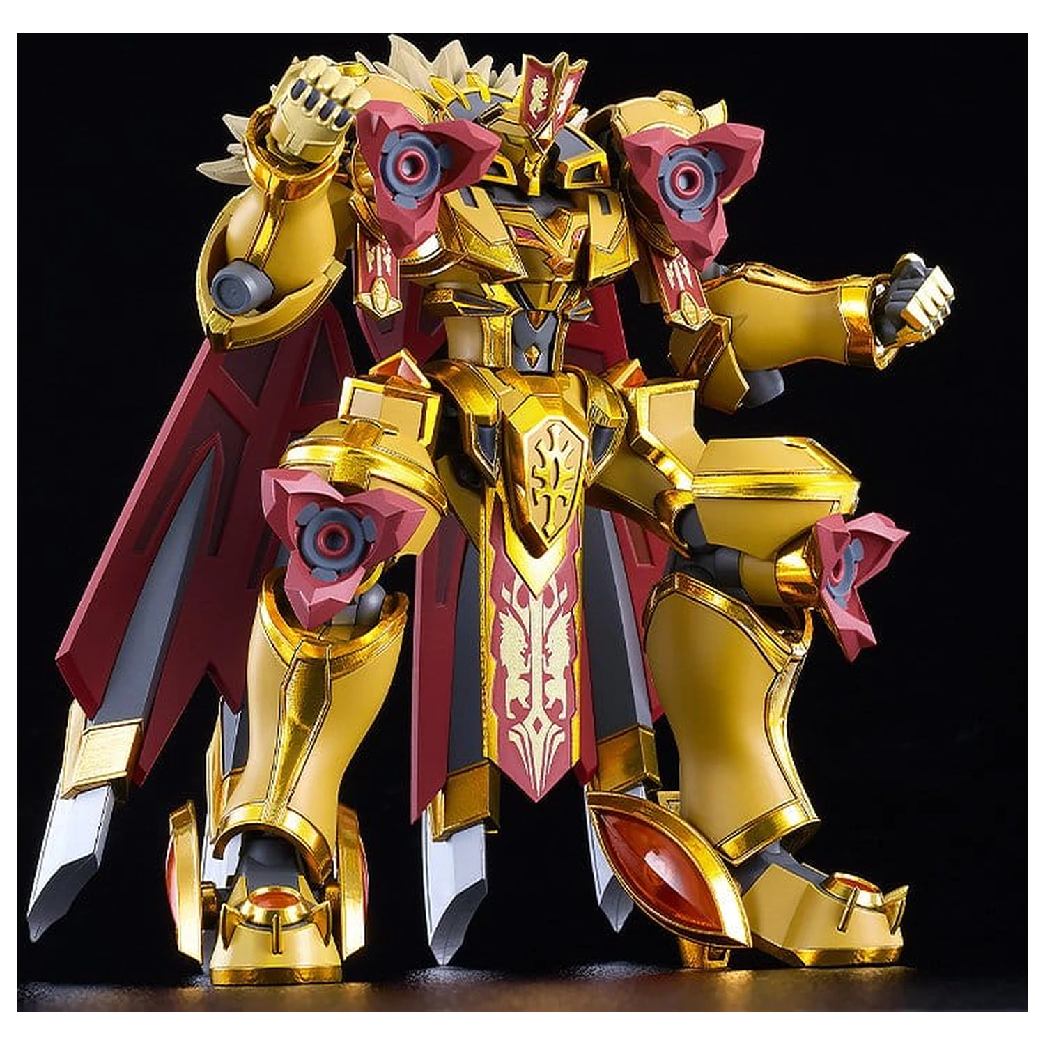 Knight's & Magic Moderoid plastová stavebnice Goldleo: Royal Metallic Ver. 14 cm fotografii produktu