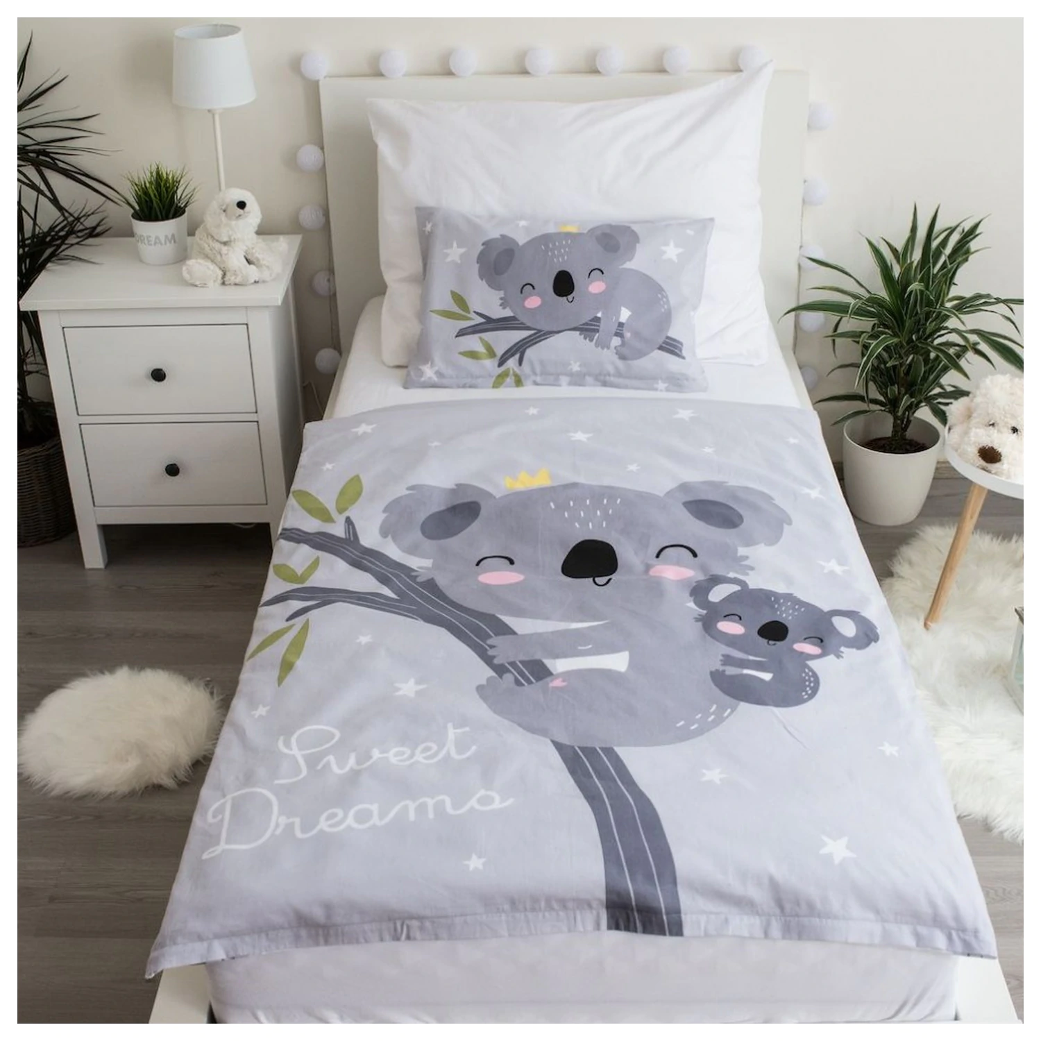 Koala Grey Toddler, Preschool povlak na peřinu fotografii produktu