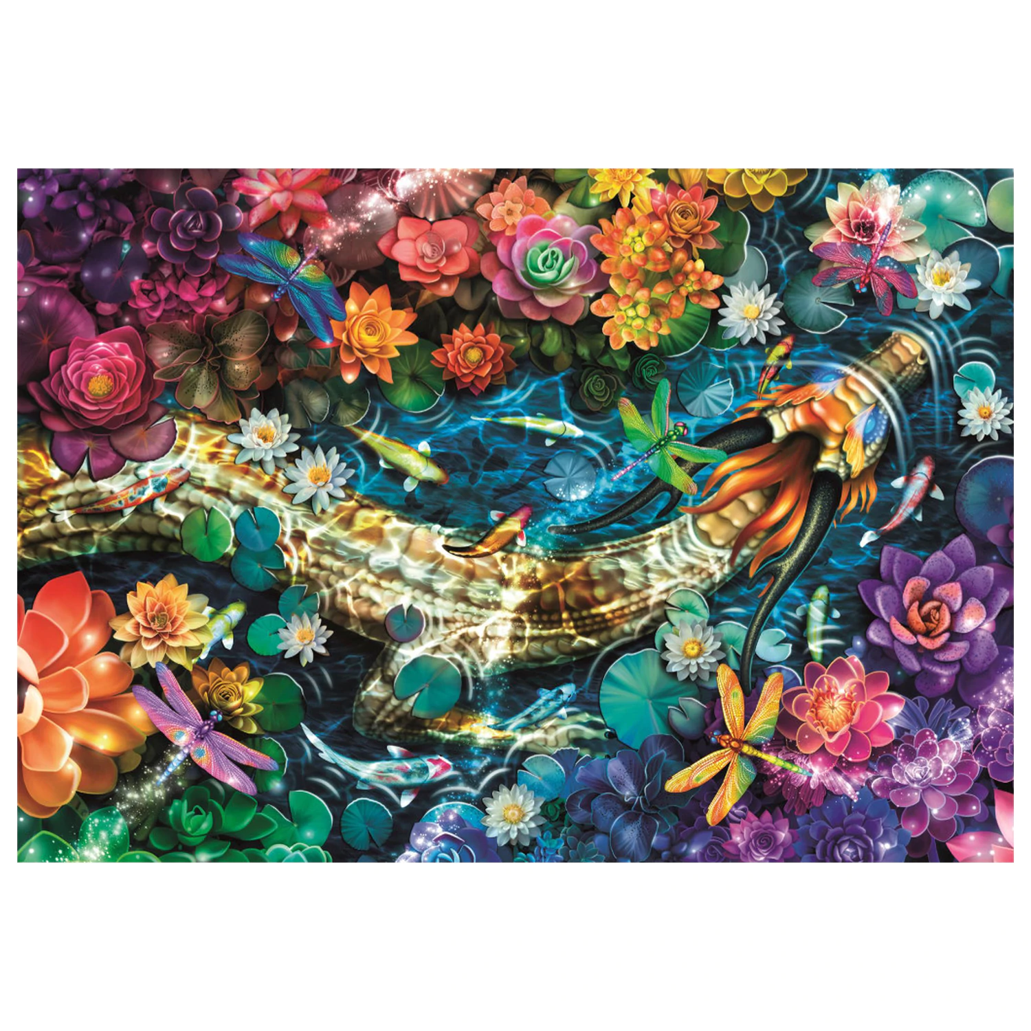 Koi River Skládačka puzzle 1000 dílků fotografii produktu