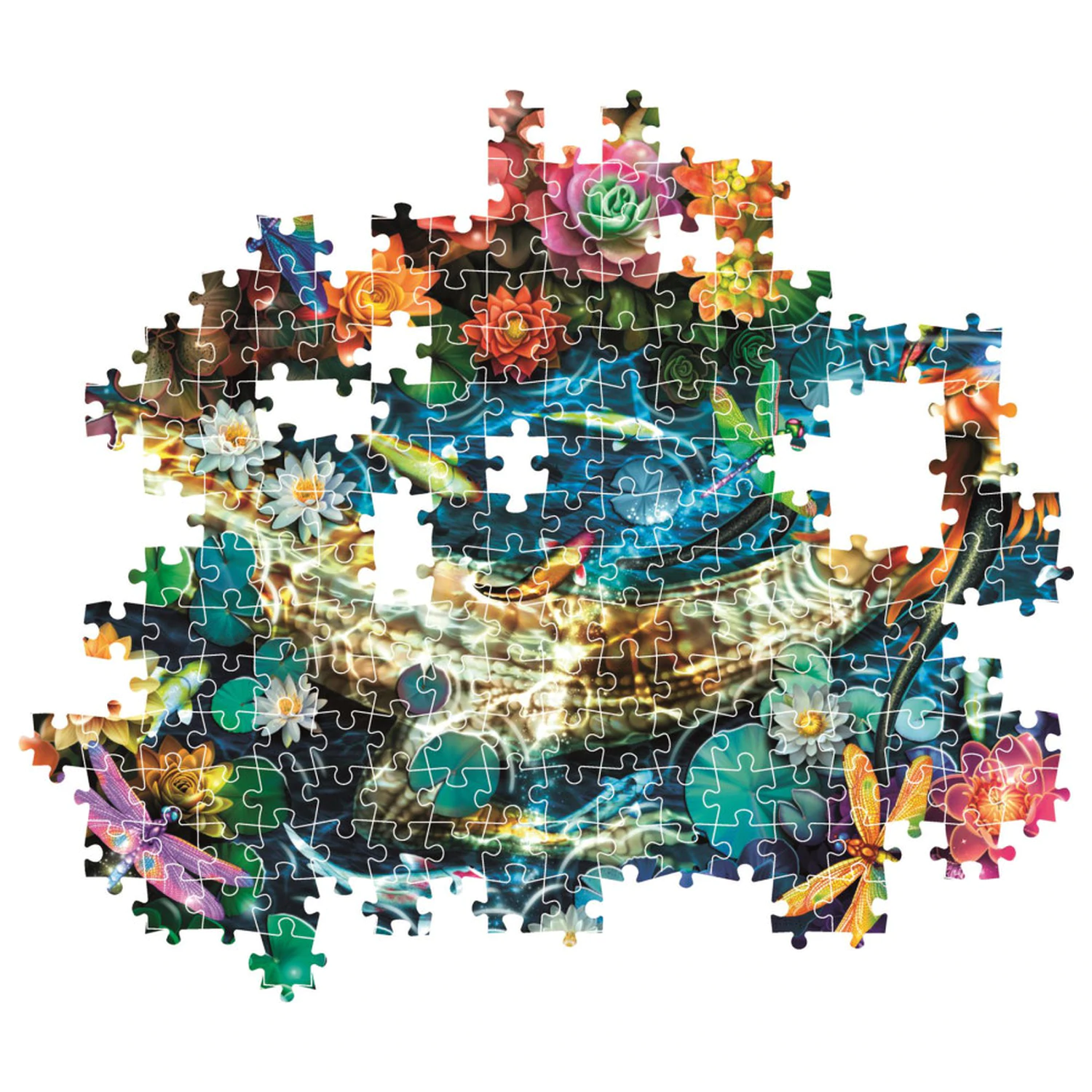 Koi River Skládačka puzzle 1000 dílků fotografii produktu