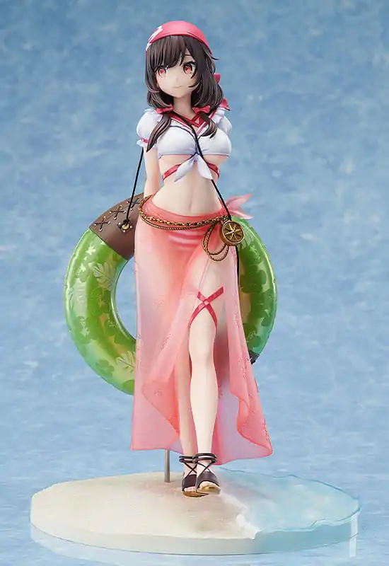 Kono Subarashii Sekai ni Shukufuku wo! Socha 1/7 Yunyun Light Novel Cosplay Na Pláži Verze 25 cm fotografii produktu